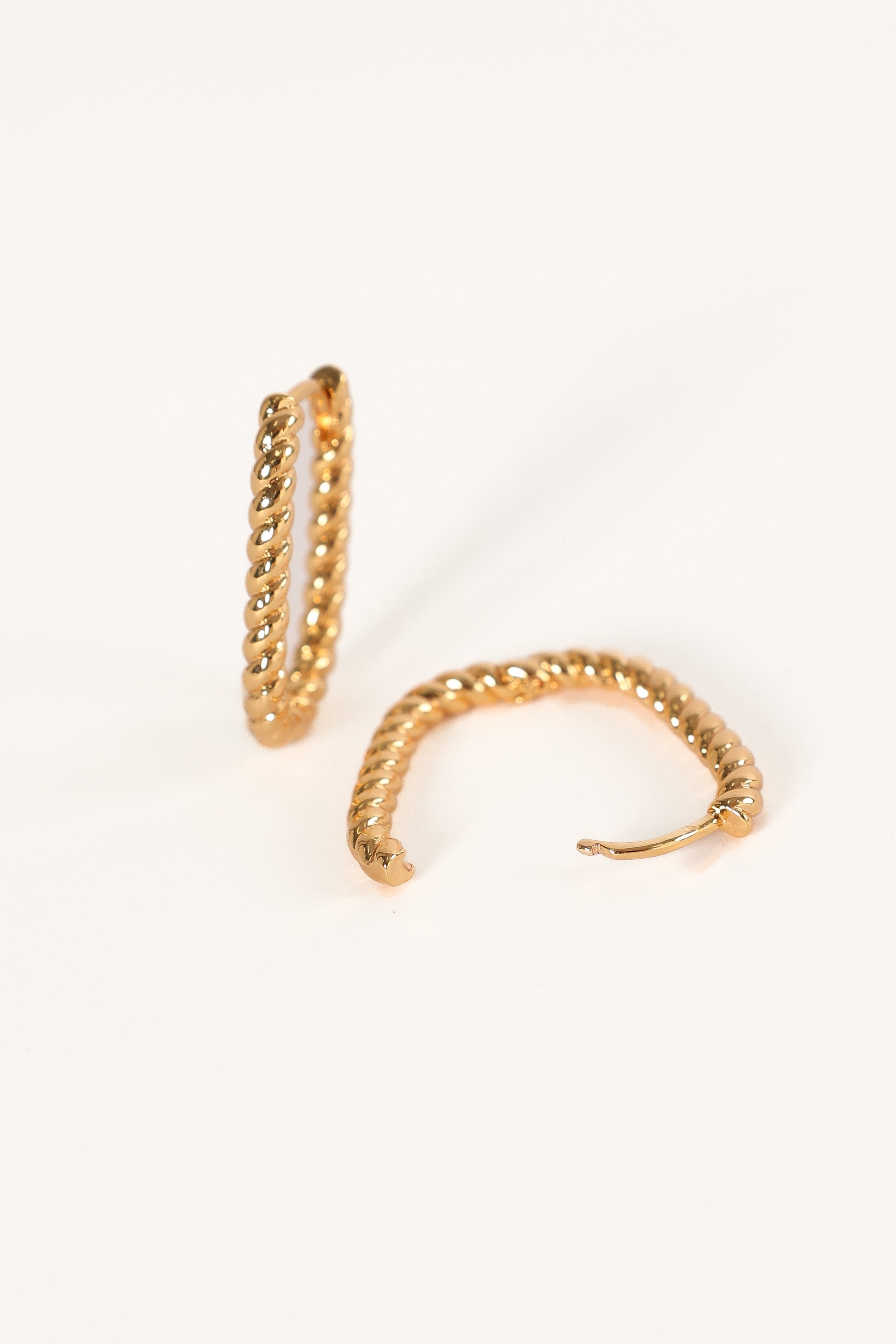 ACCESSORIES @Fabian Hoop Earrings - Gold