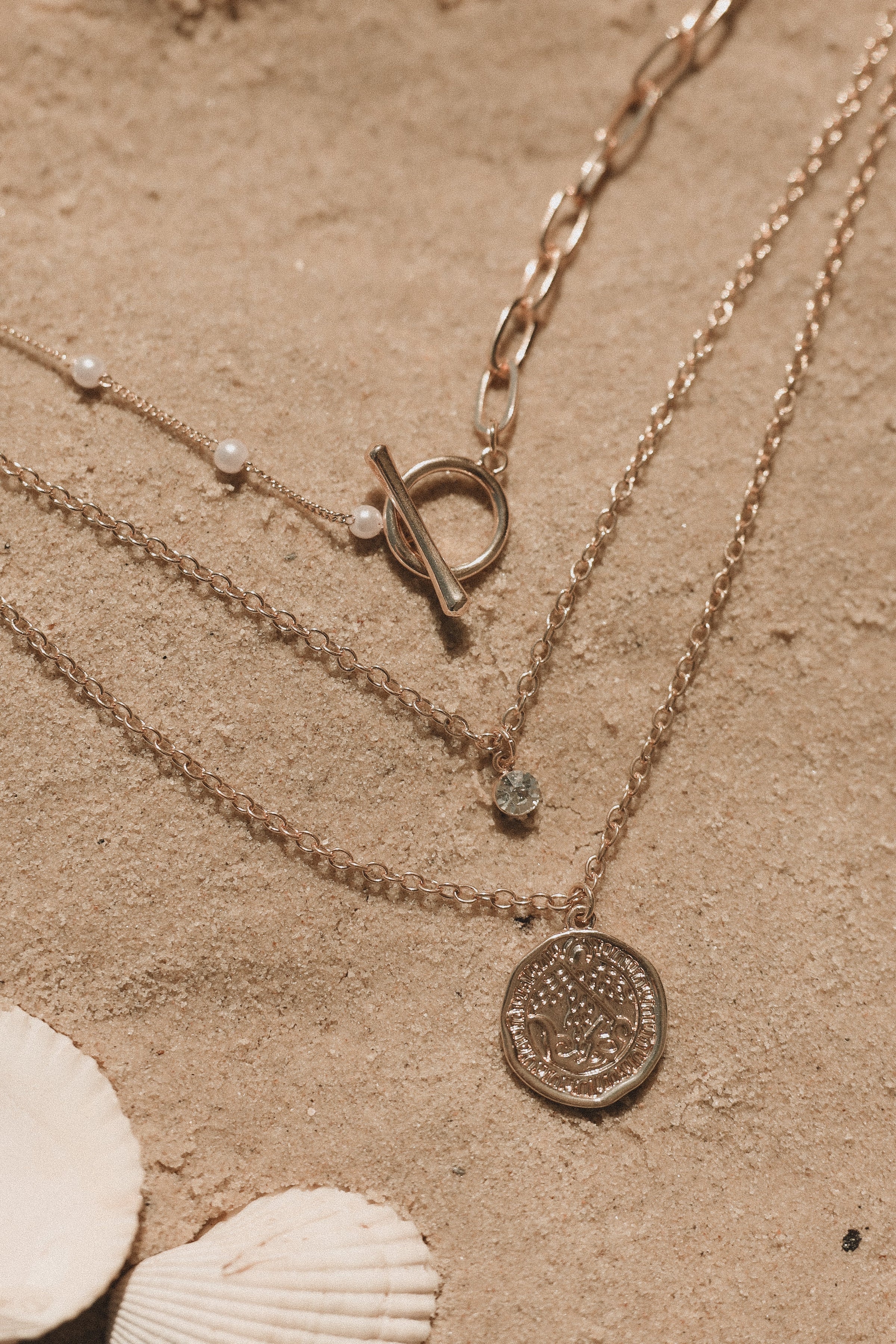 ACCESSORIES @Faye Layered Necklace - Gold