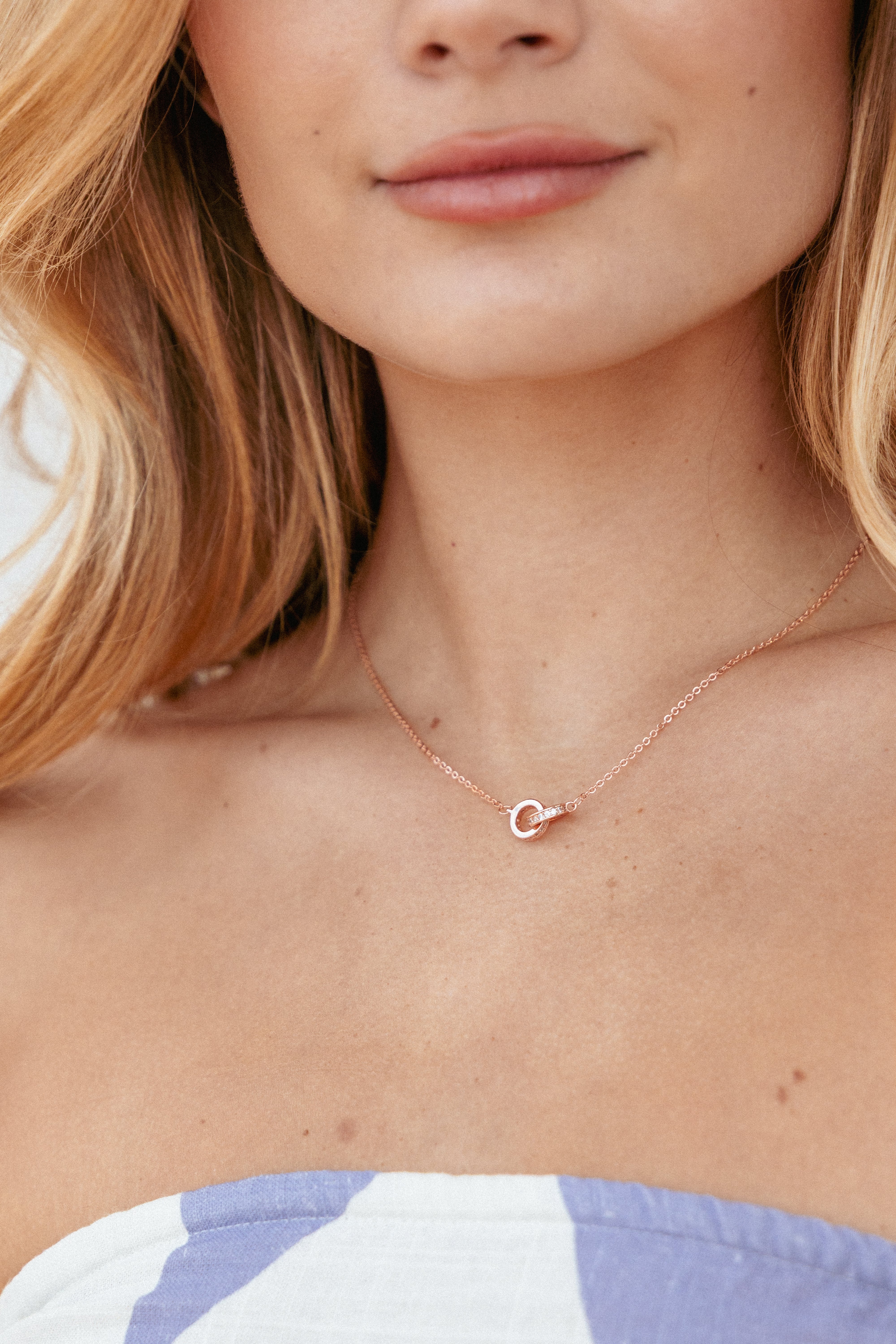 ACCESSORIES Flavia Necklace - Rose Gold