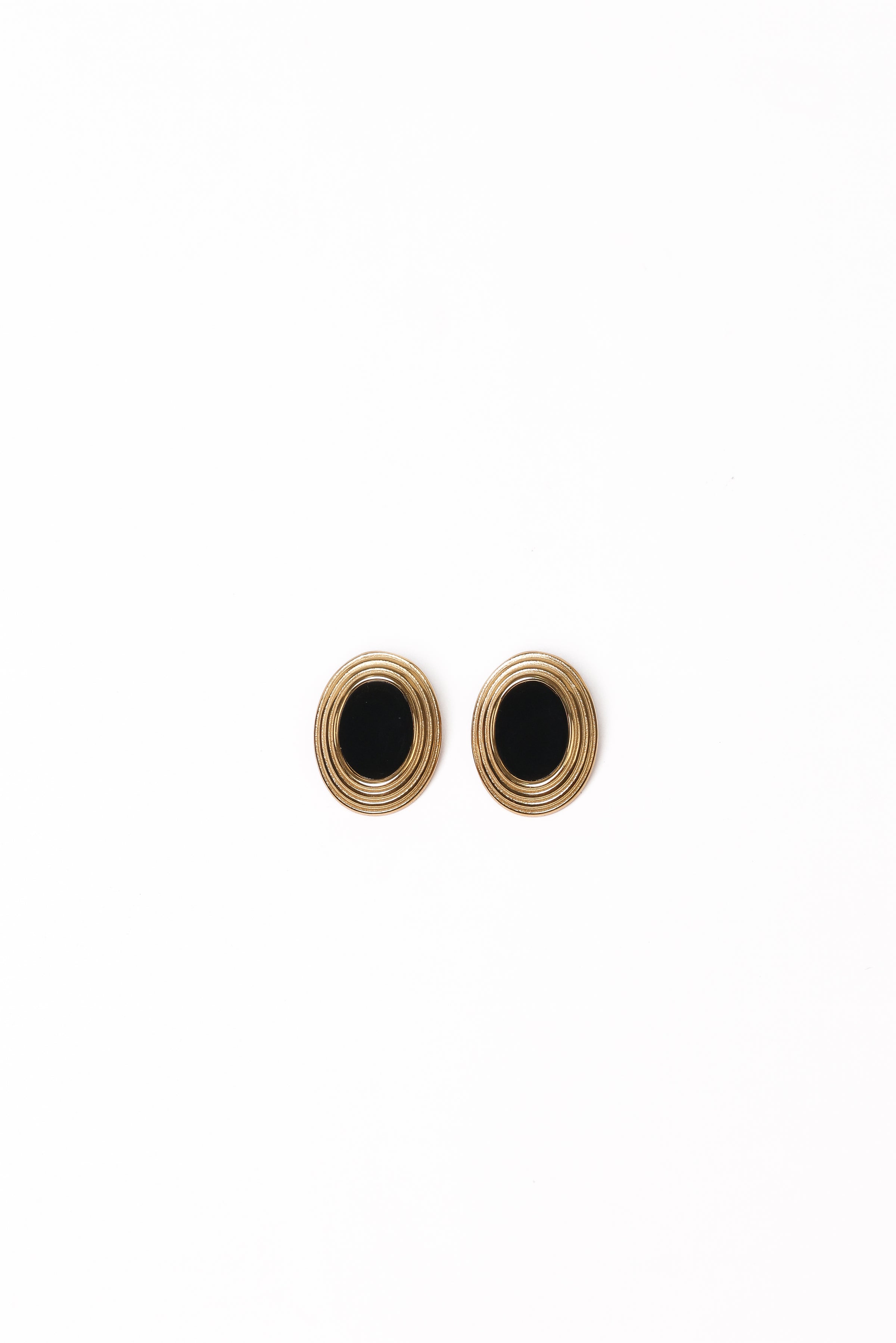 ACCESSORIES Francine Earrings - Black/Gold
