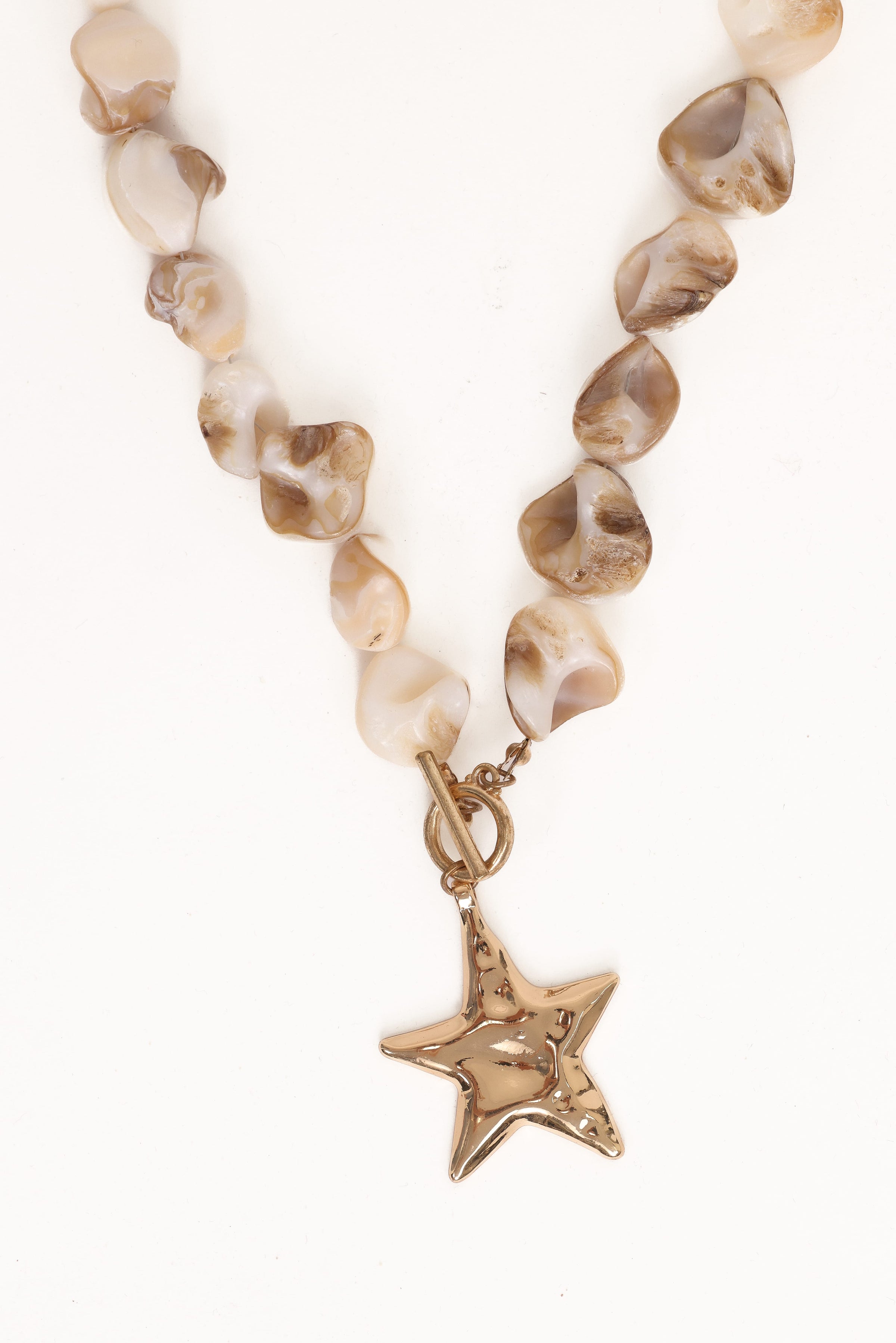 ACCESSORIES Gabbie Star Necklace - Pearl/Gold
