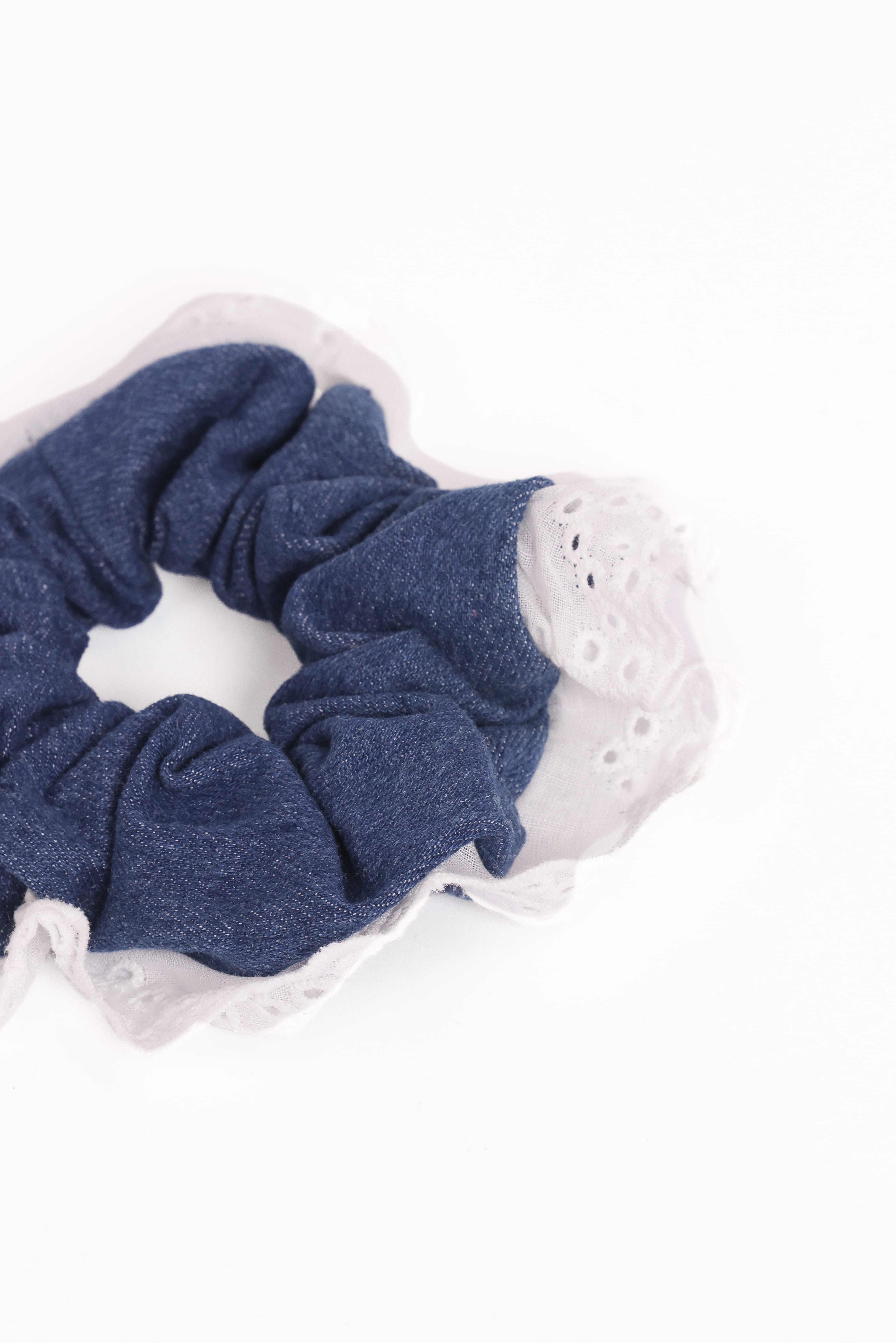 ACCESSORIES Georgia Scrunchie - Dark Blue