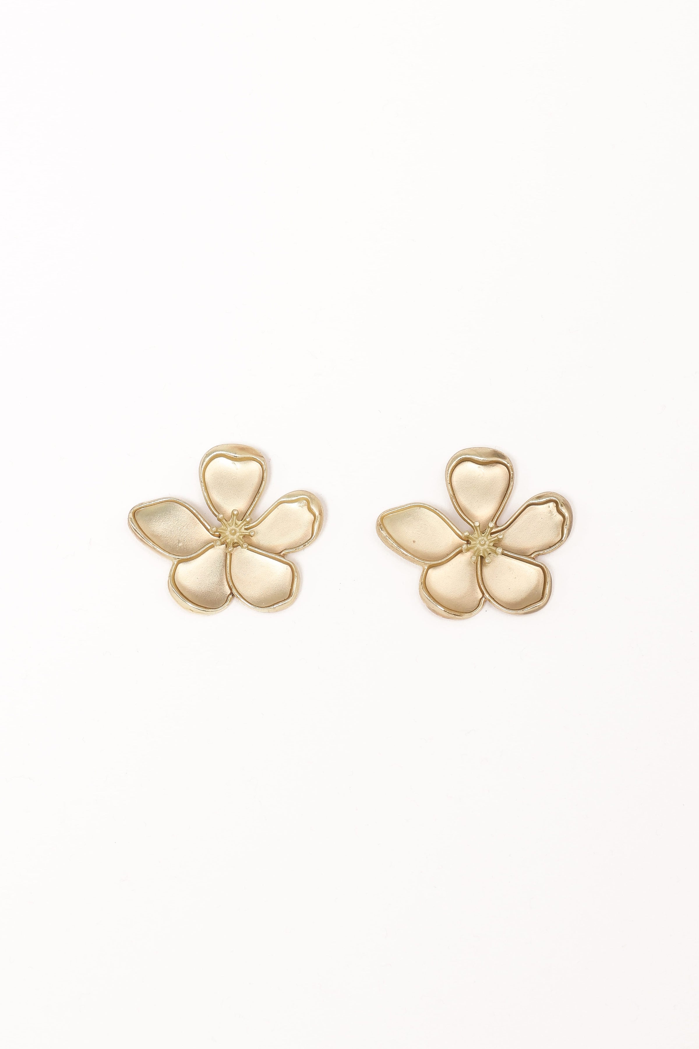 ACCESSORIES Gisella Flower Earrings - Gold