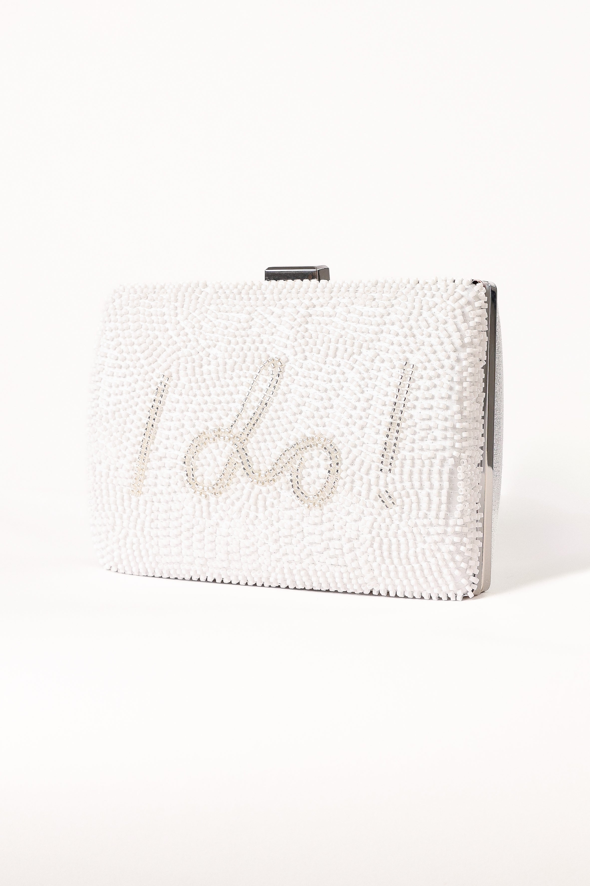ACCESSORIES @Halle Clutch - White