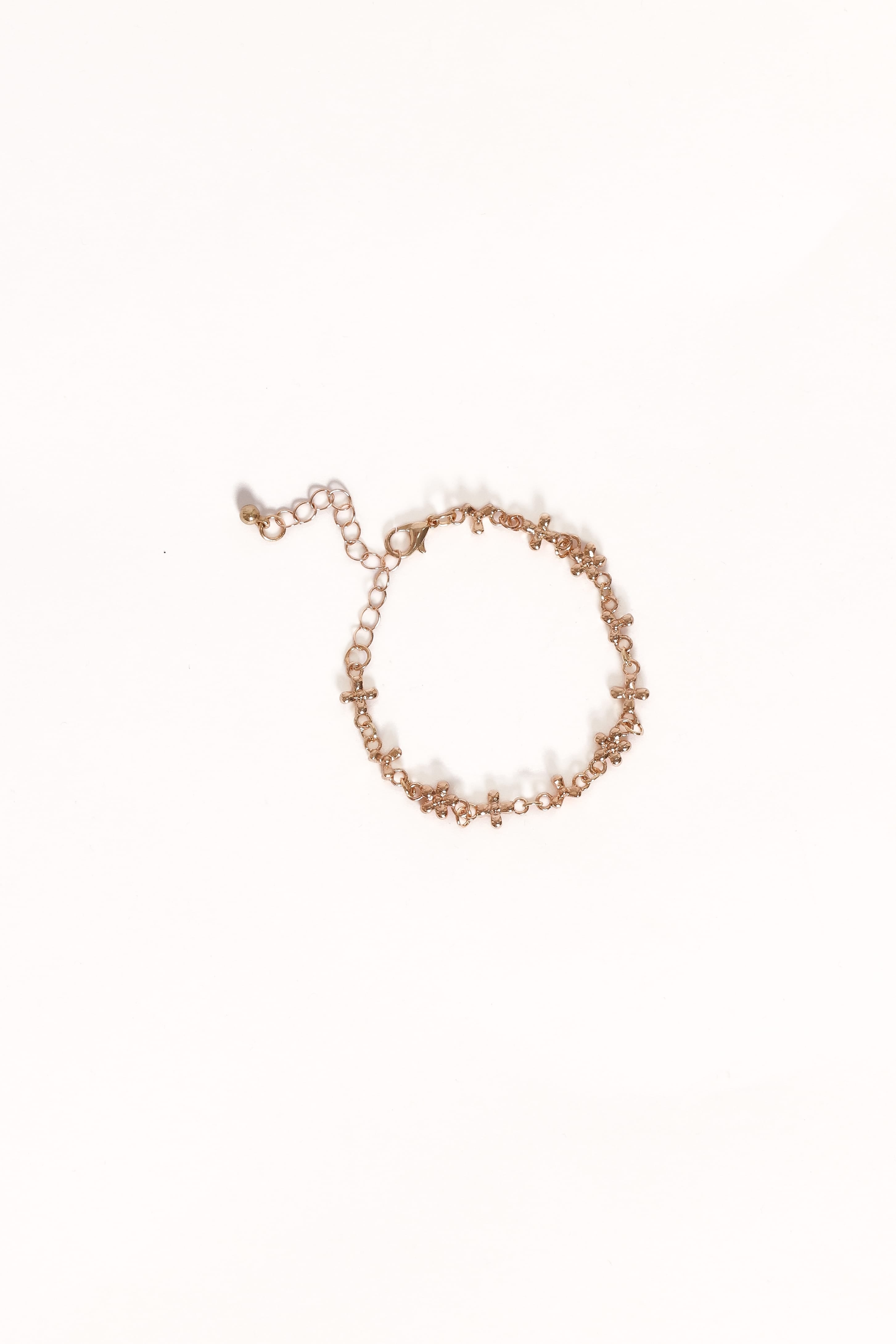ACCESSORIES Hannah Flower Bracelet - Gold