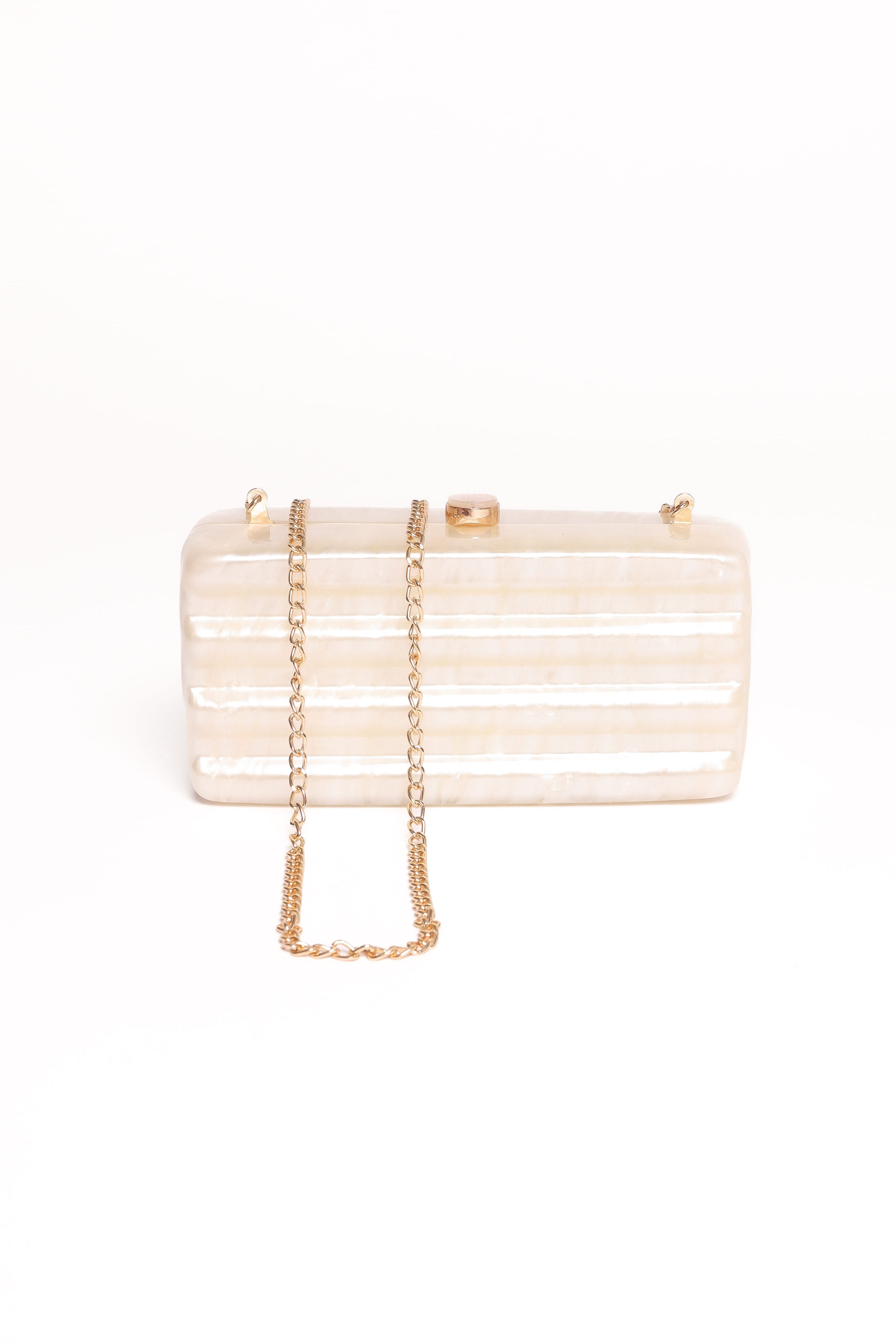 ACCESSORIES Helena Clutch - Pearl