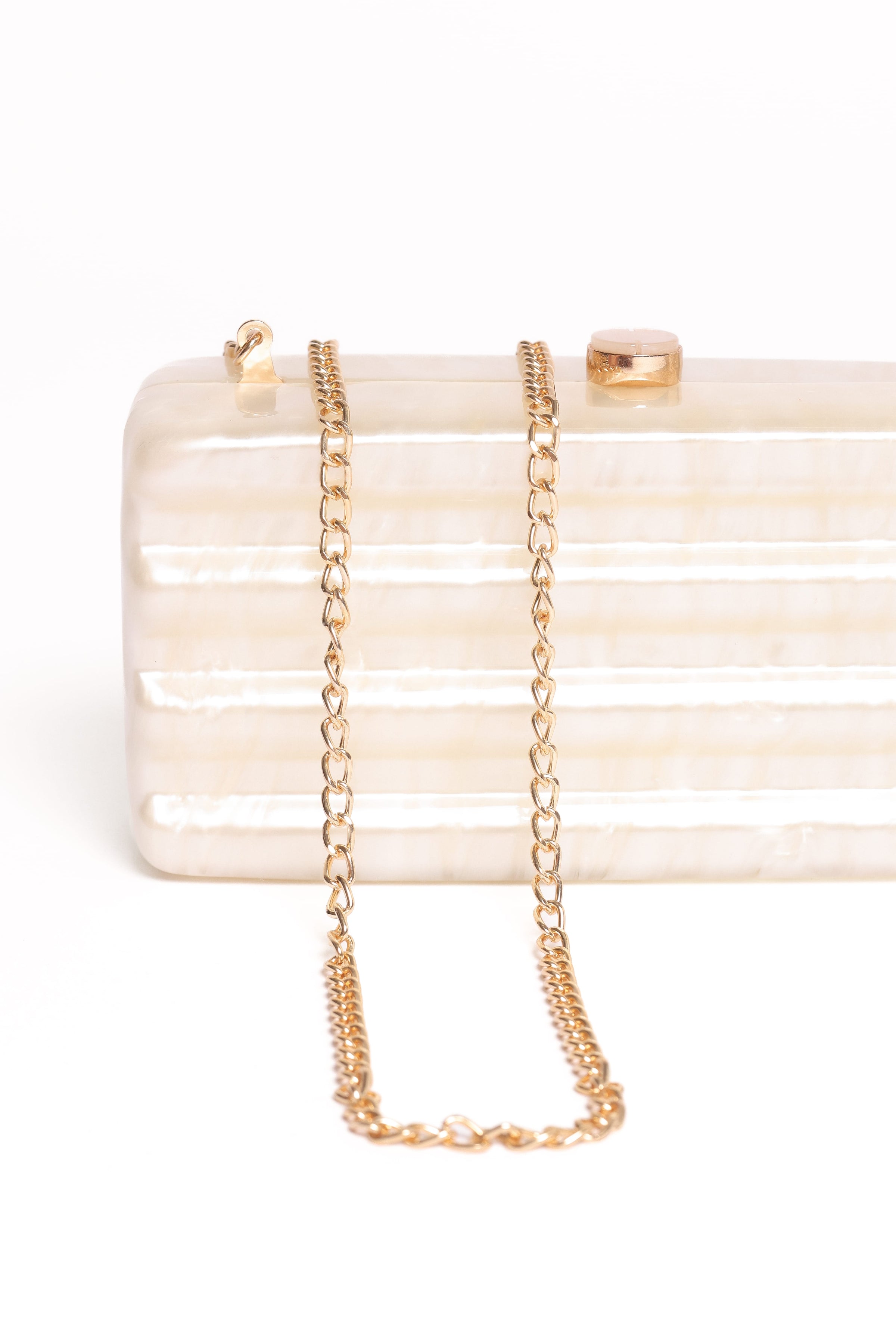 ACCESSORIES Helena Clutch - Pearl