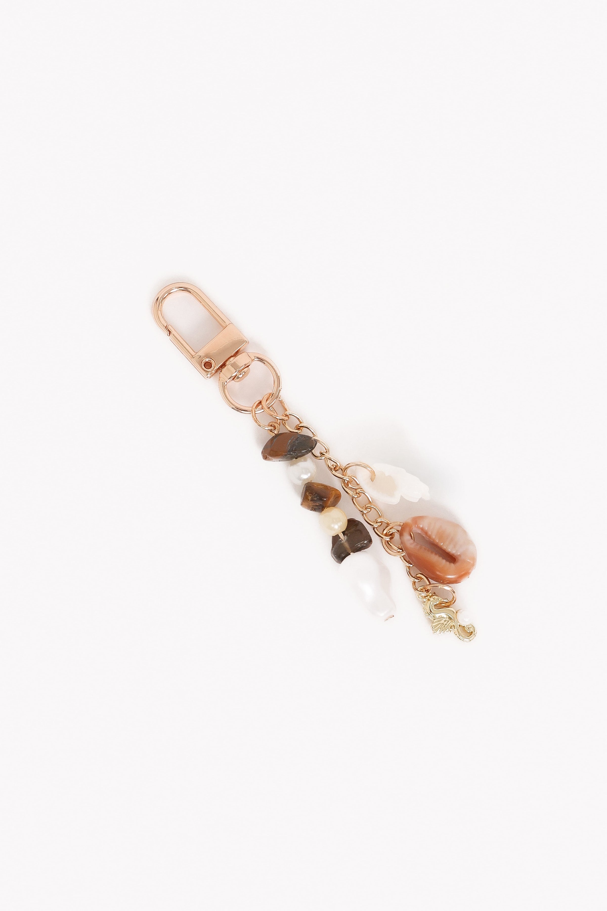 ACCESSORIES Imogen Shell Key Chain - Gold
