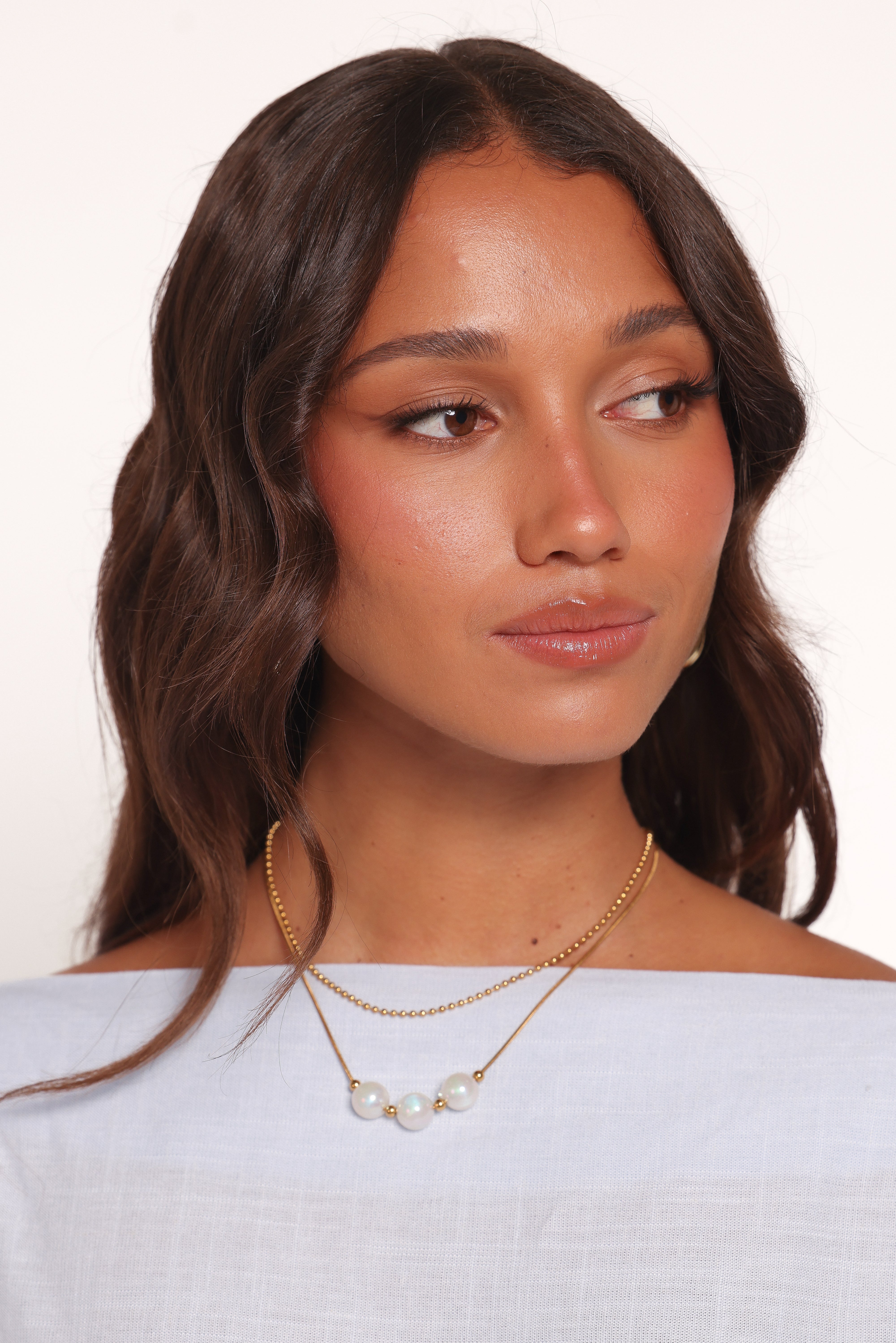 ACCESSORIES Jamaica Necklace - Pearl