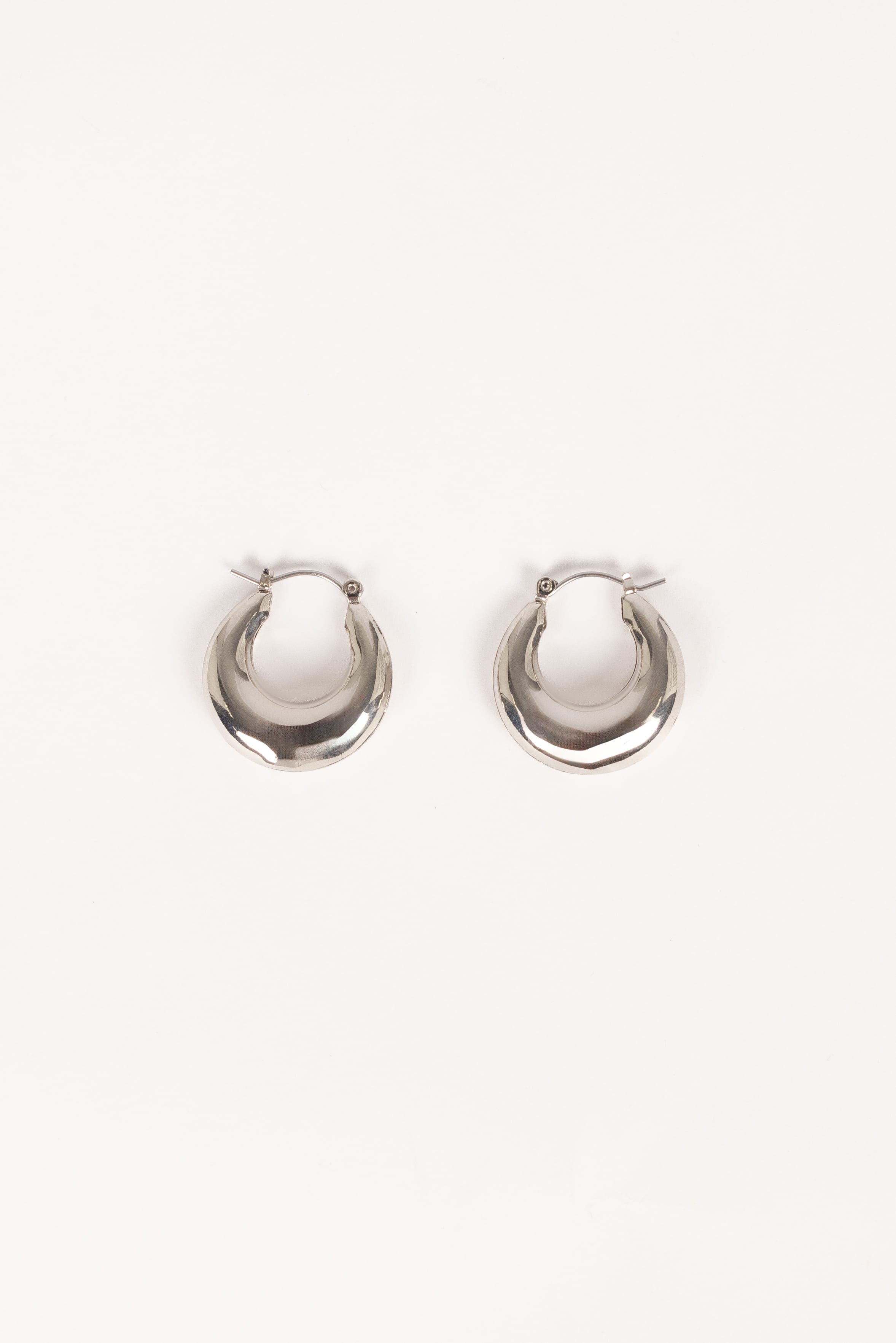 ACCESSORIES James Hoop Earrings - Silver