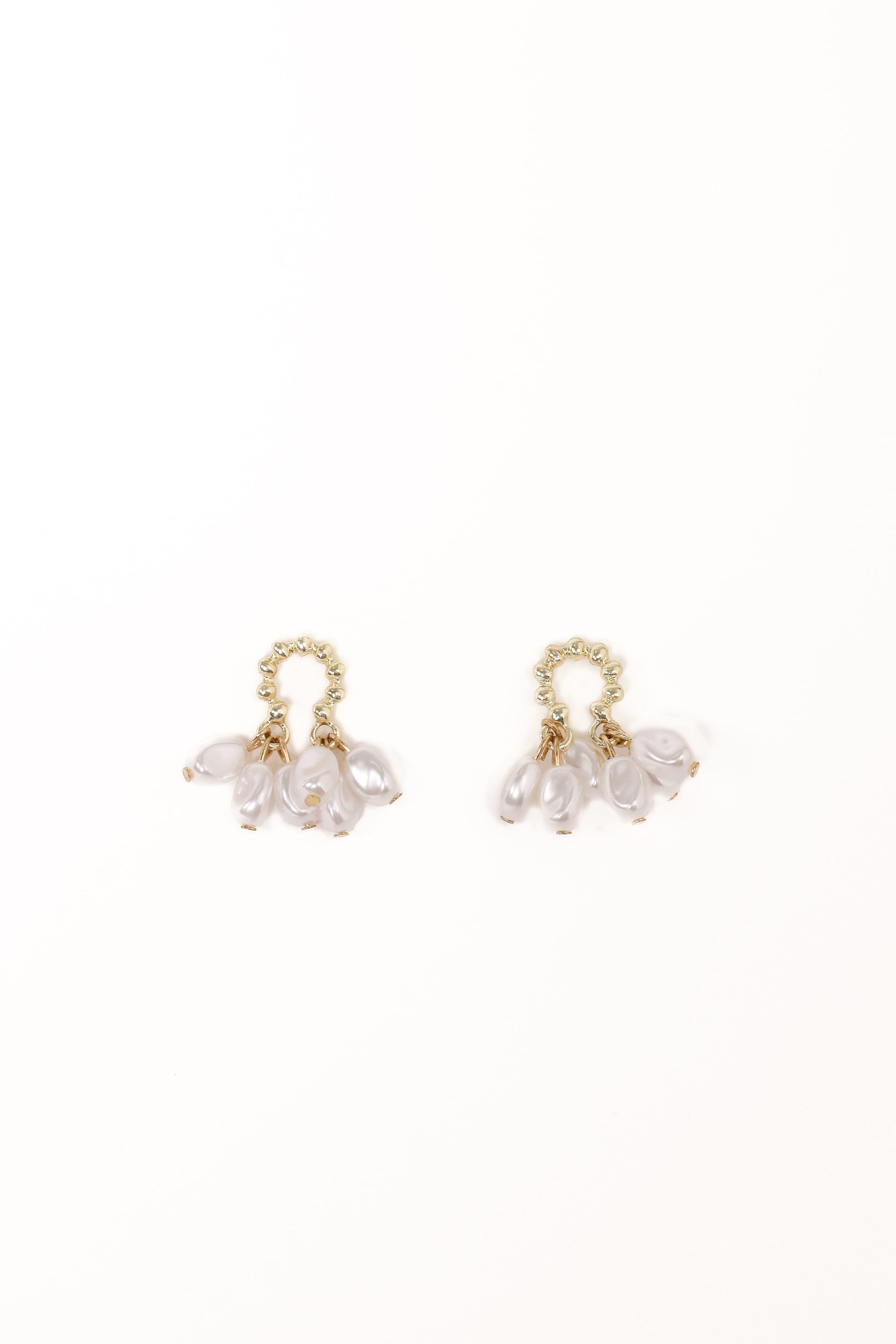 ACCESSORIES Jemima Earrings - Gold Pearl