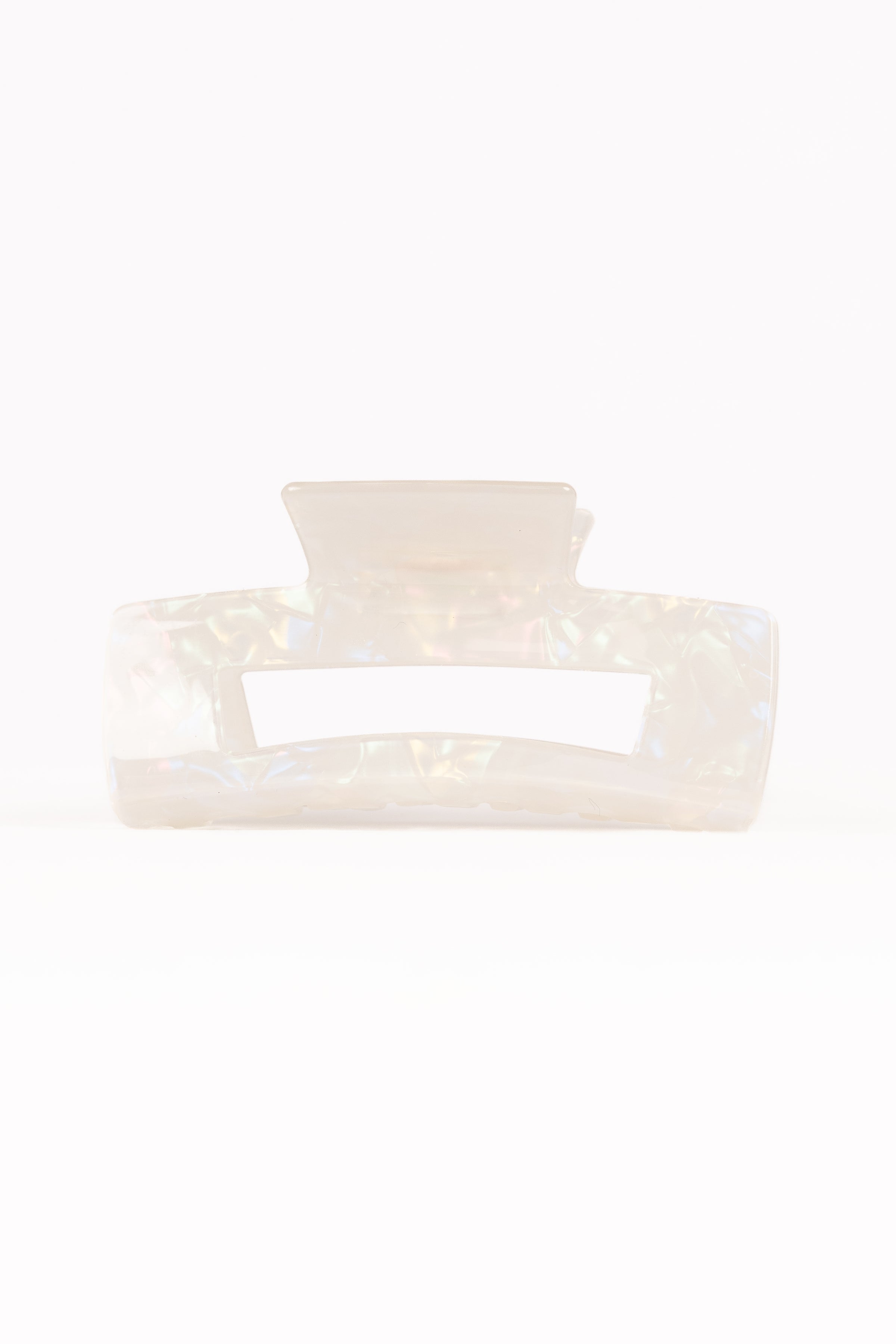 ACCESSORIES Jennifer Hair Clip - White/Silver