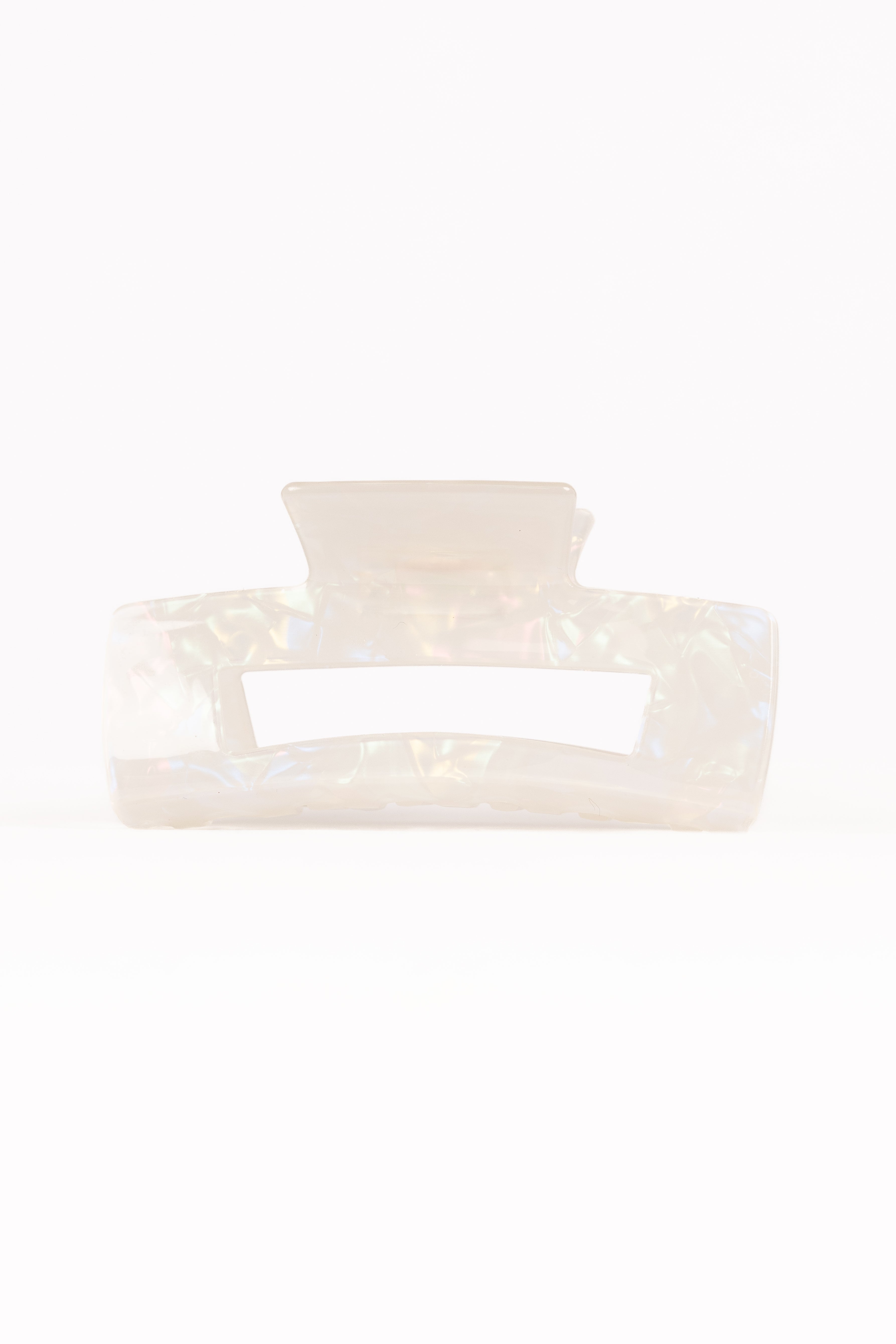 ACCESSORIES Jennifer Hair Clip - White/Silver