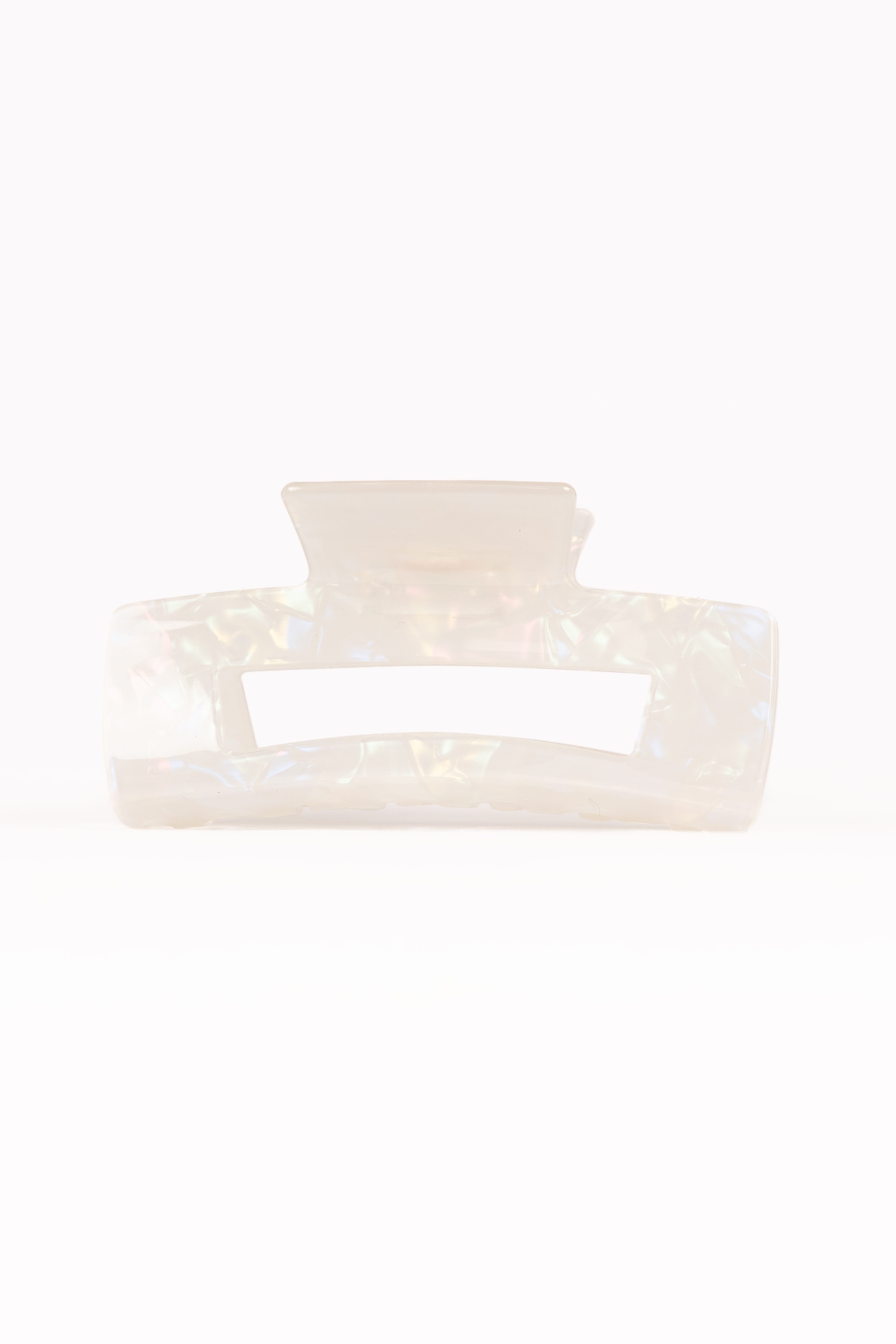 ACCESSORIES Jennifer Hair Clip - White/Silver