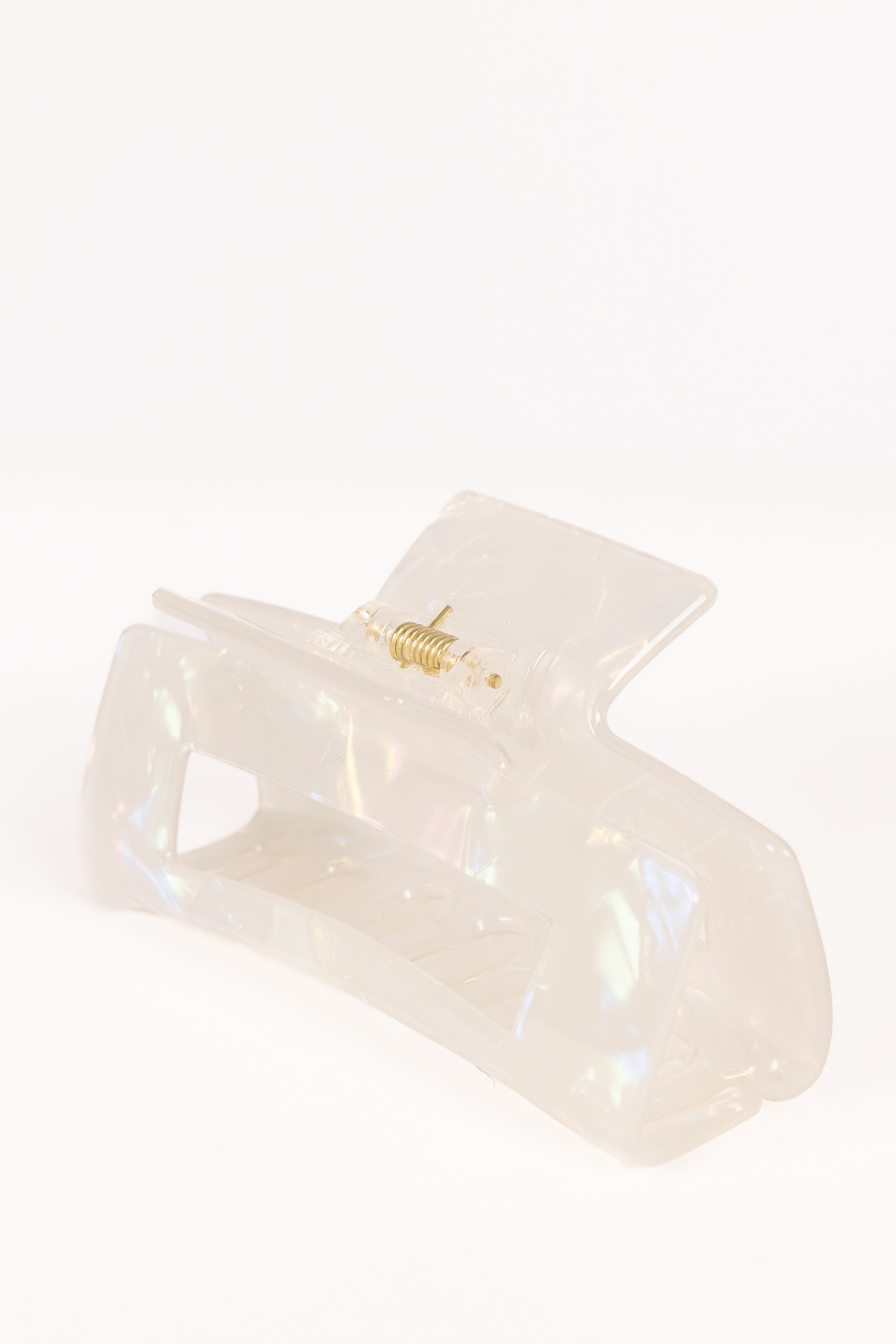 ACCESSORIES Jennifer Hair Clip - White/Silver