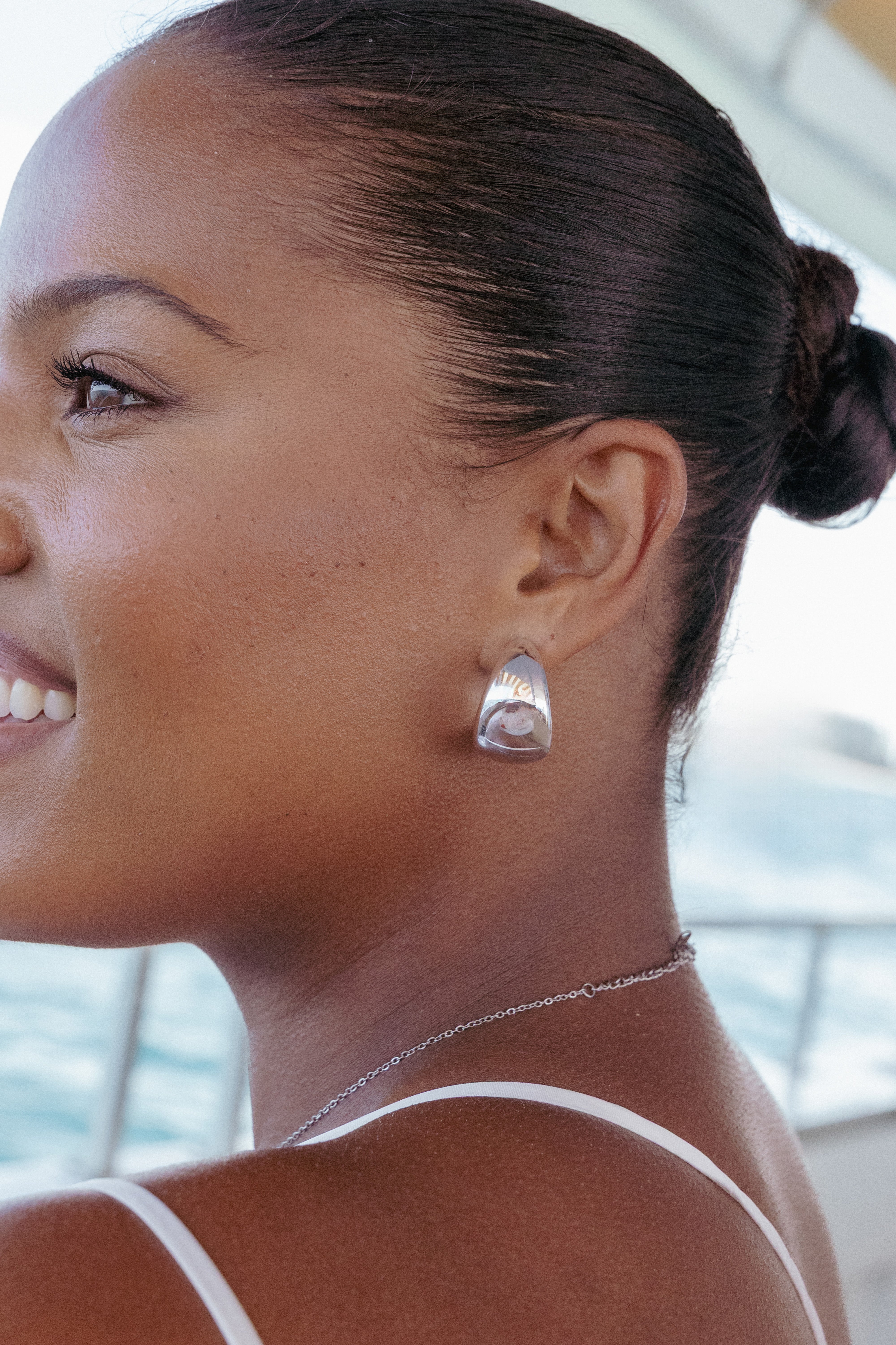 ACCESSORIES Leandra Earrings - Silver