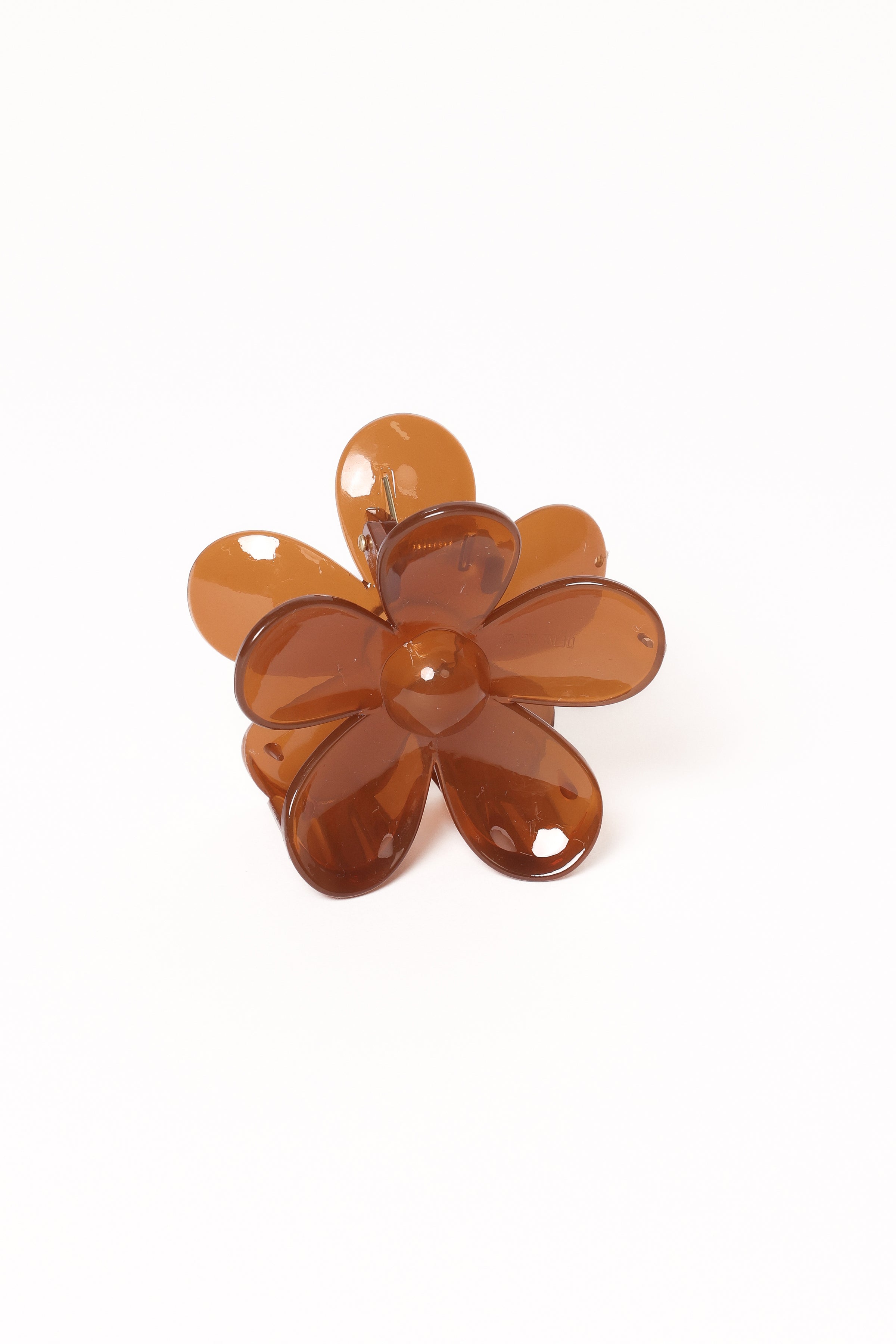 ACCESSORIES Leona Flower Clip - Brown