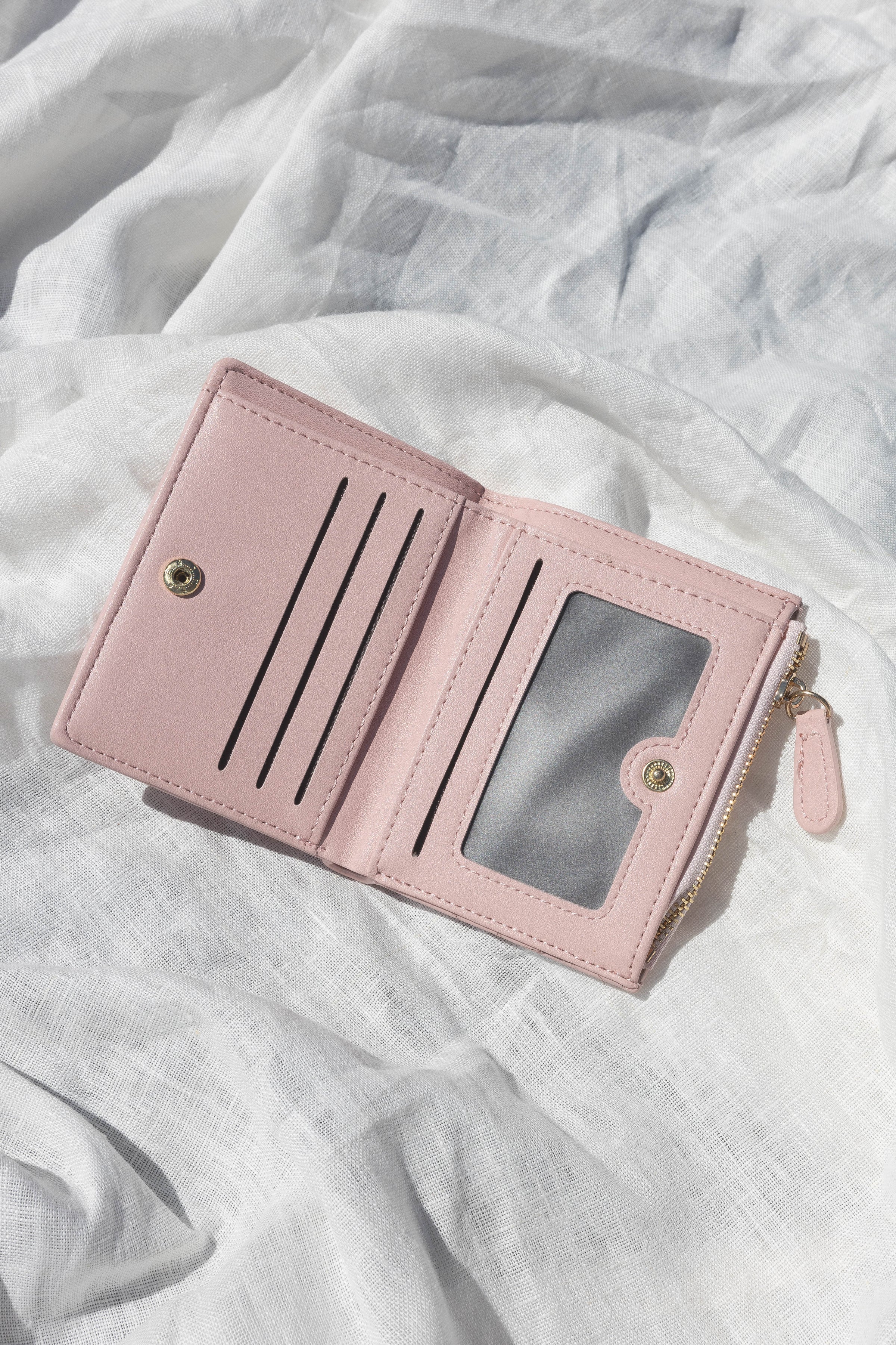 ACCESSORIES @Libby Coin And Card Wallet - Pink