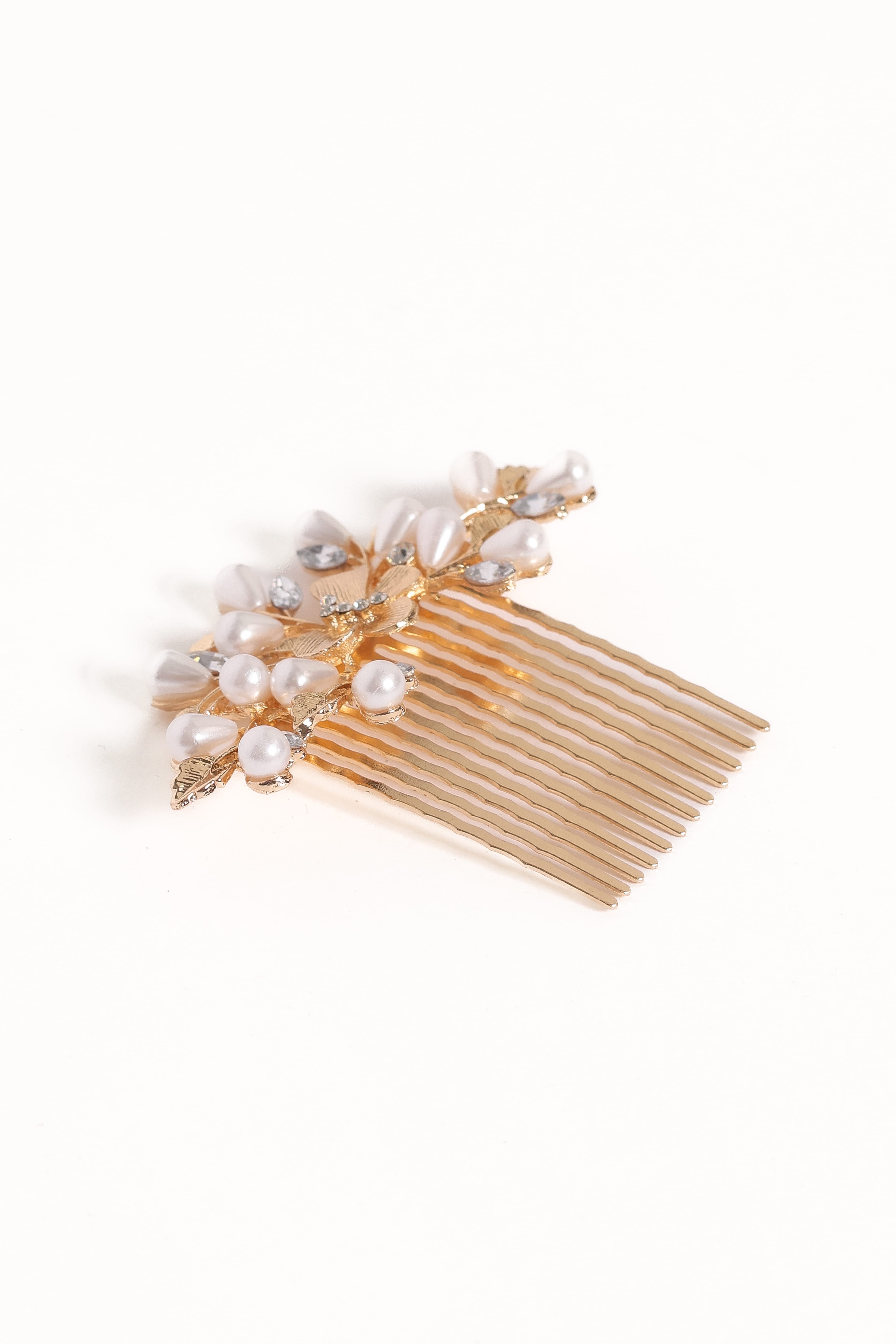 ACCESSORIES Madelaine Hair Comb - Gold/Pearl