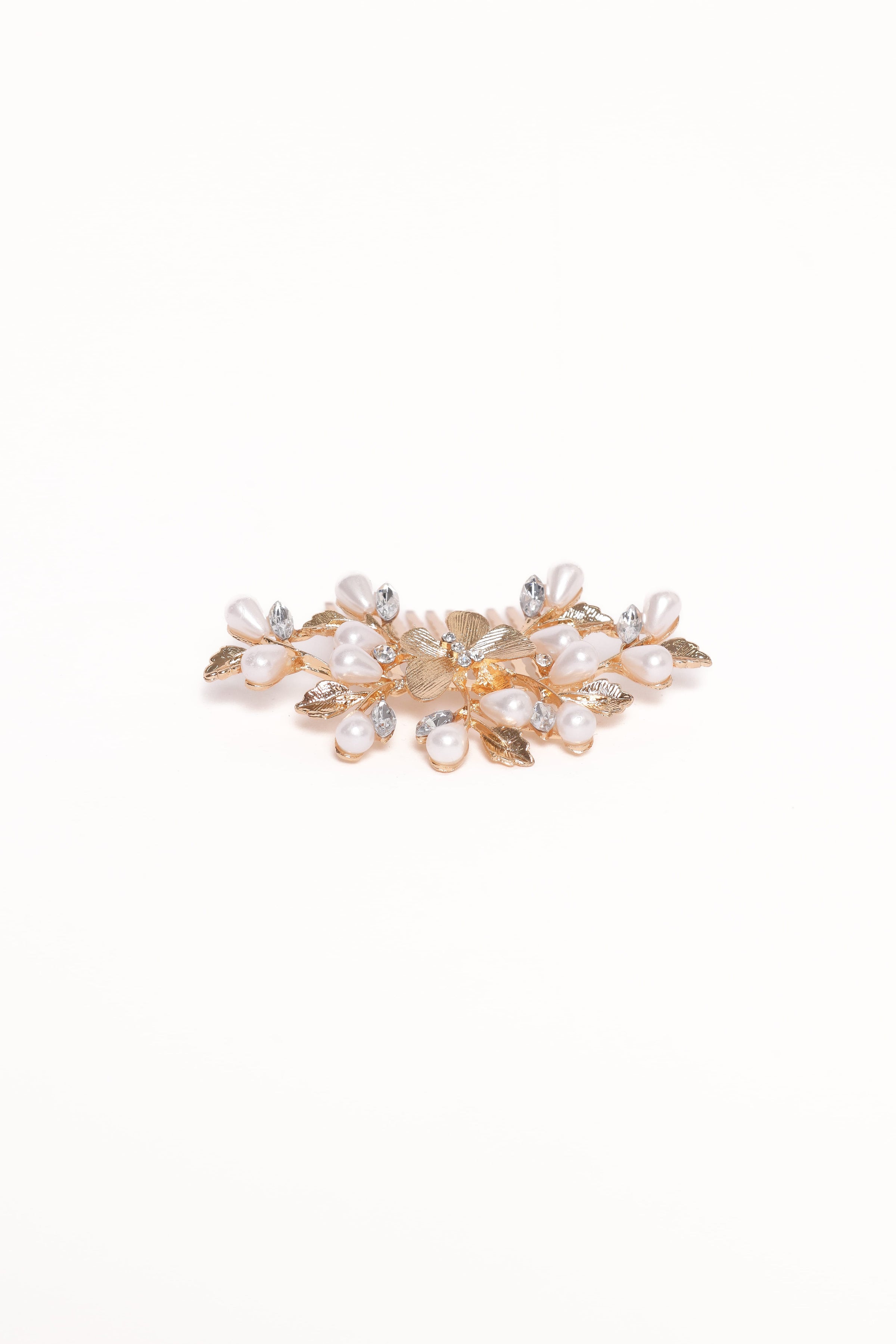 ACCESSORIES Madelaine Hair Comb - Gold/Pearl