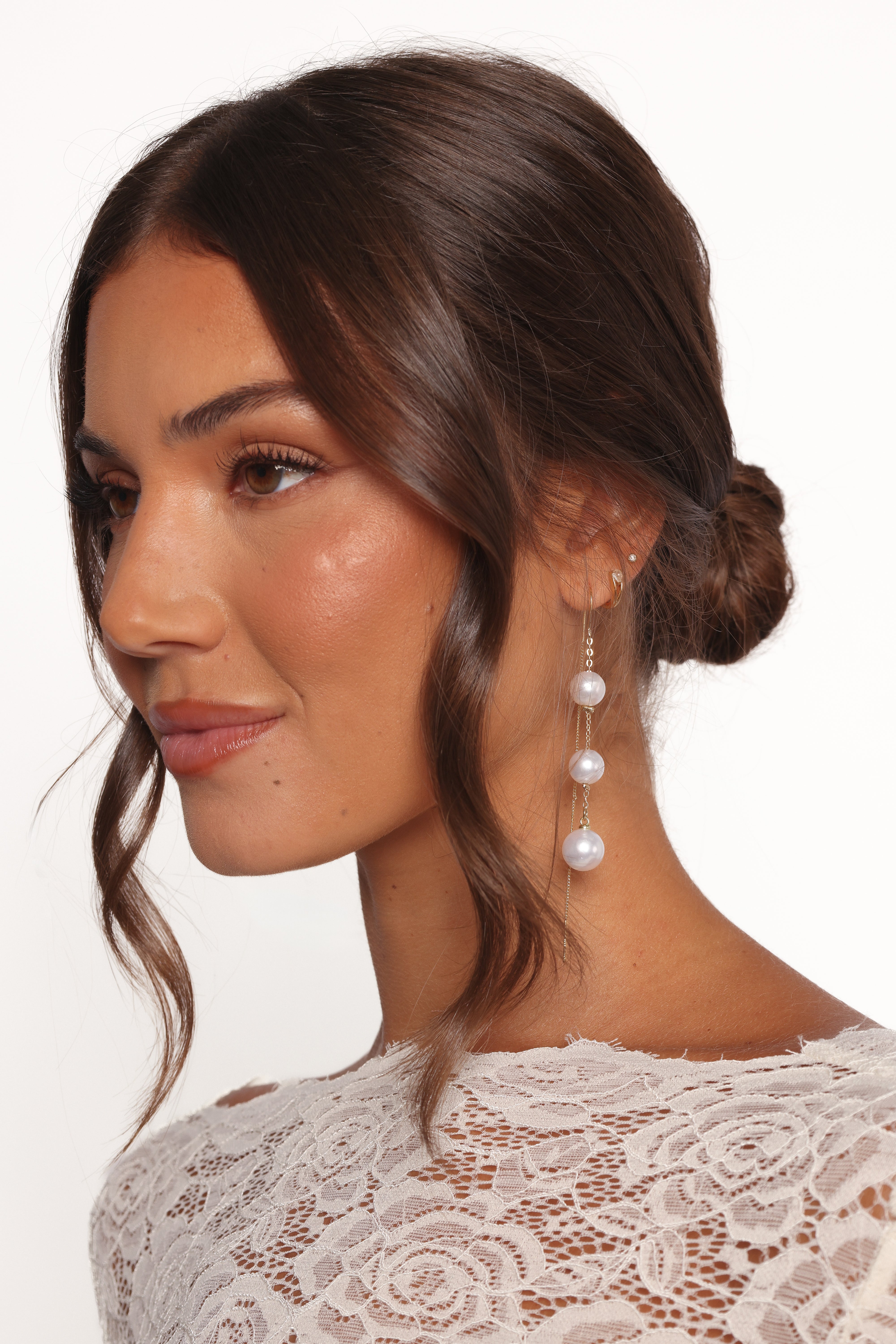 ACCESSORIES Margaux Earrings - Pearl