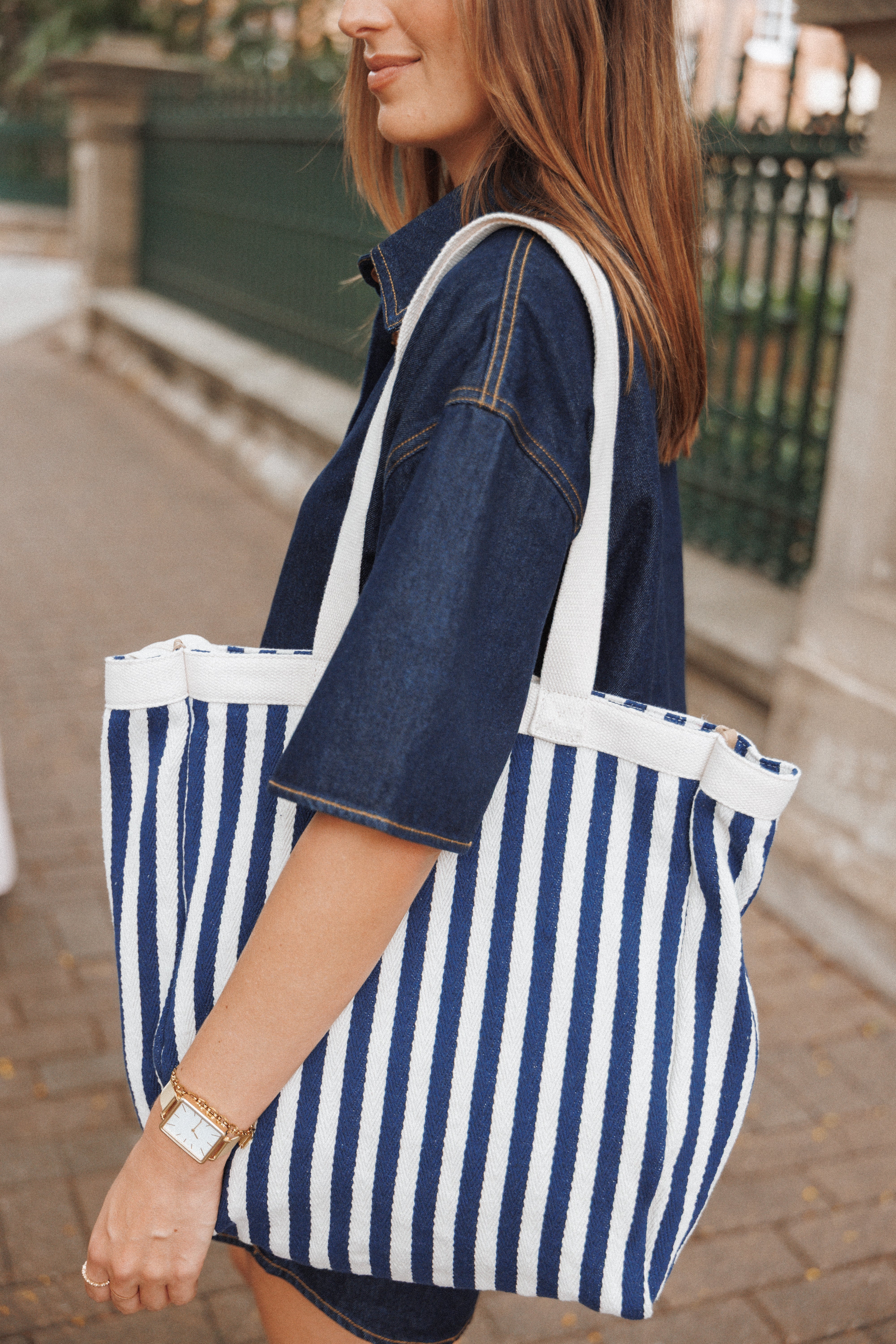ACCESSORIES Marina Bag - Navy/Cream