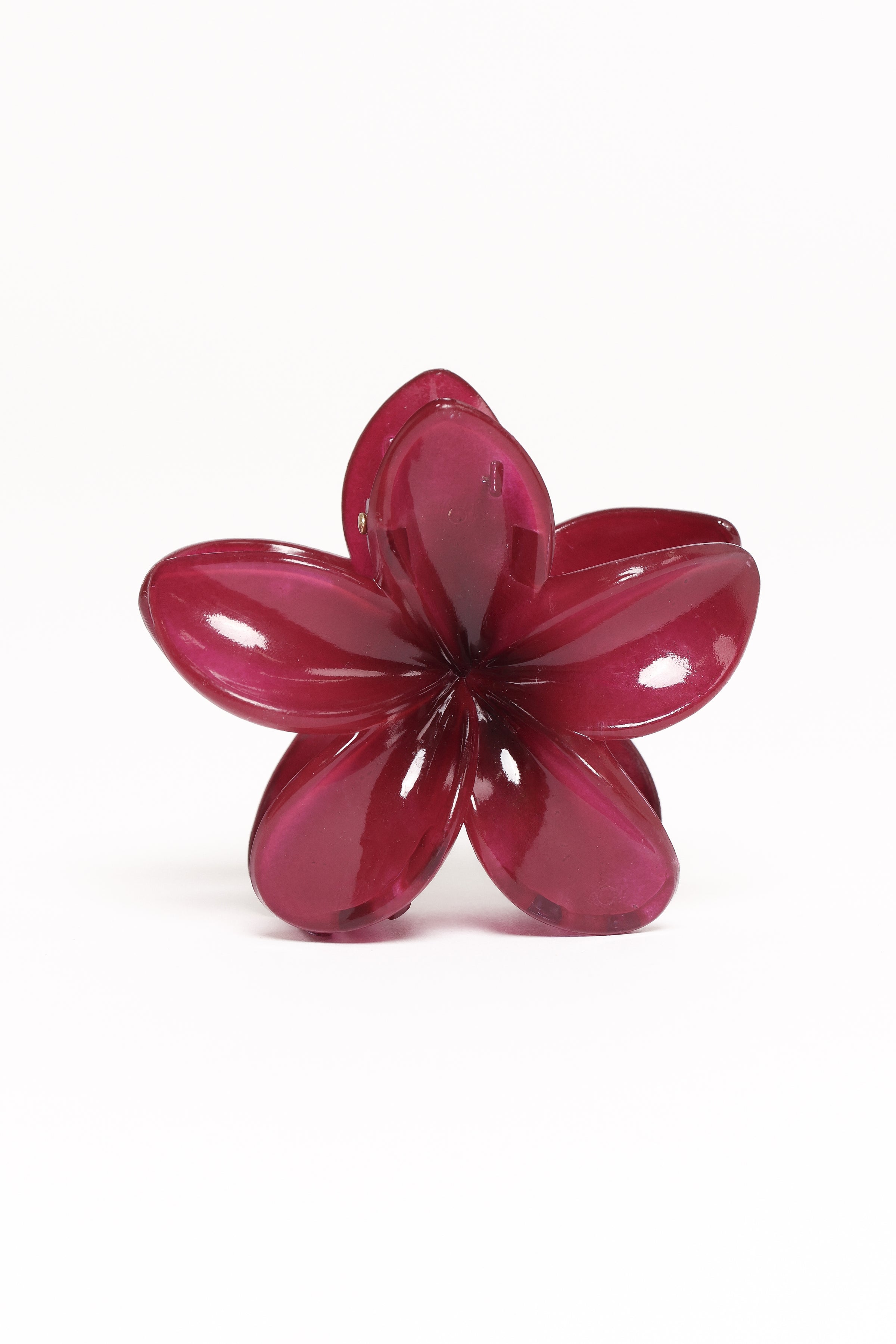 ACCESSORIES Marissa Flower Hair Clip - Wine