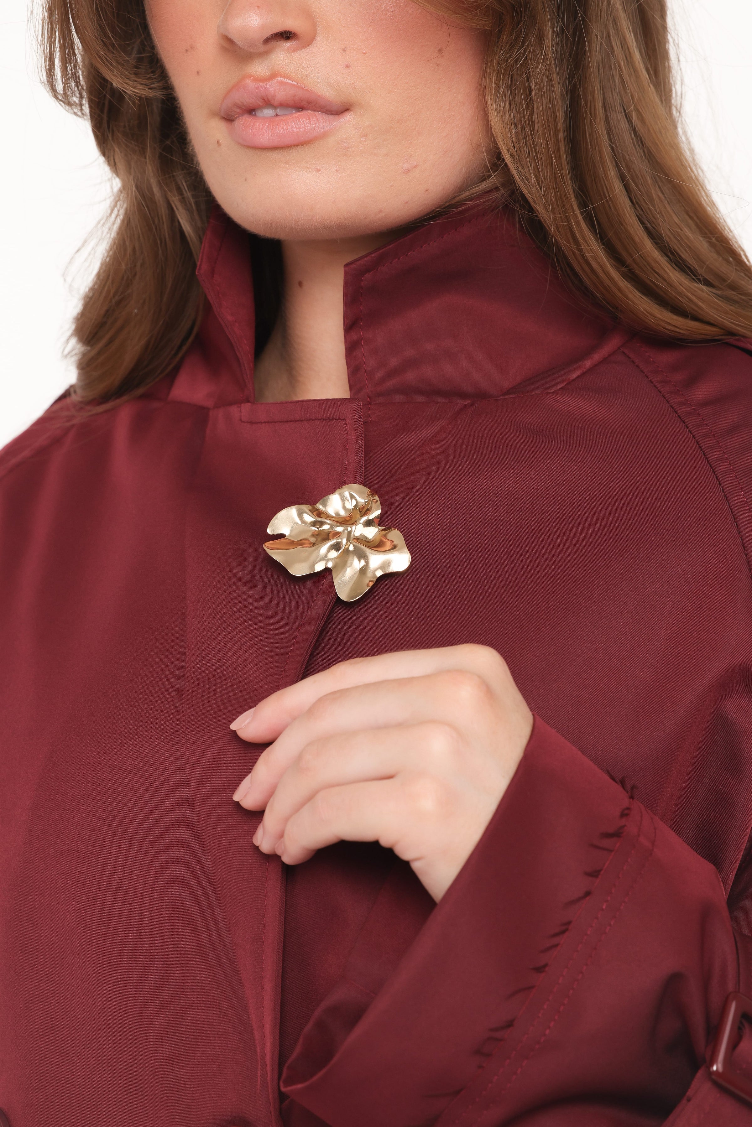ACCESSORIES Melita Flower Brooch - Gold