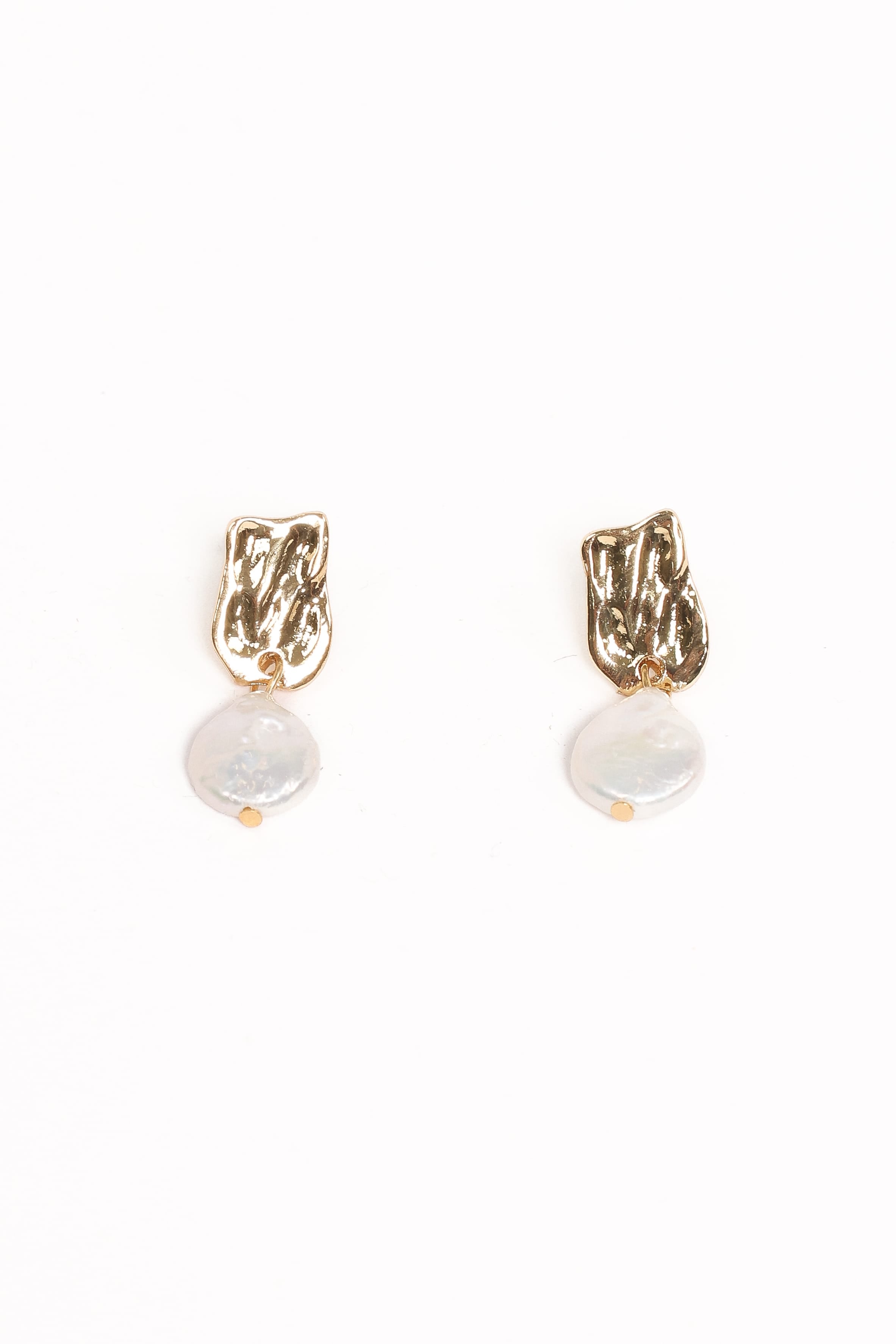 ACCESSORIES Micaela Pearl Earrings - Gold