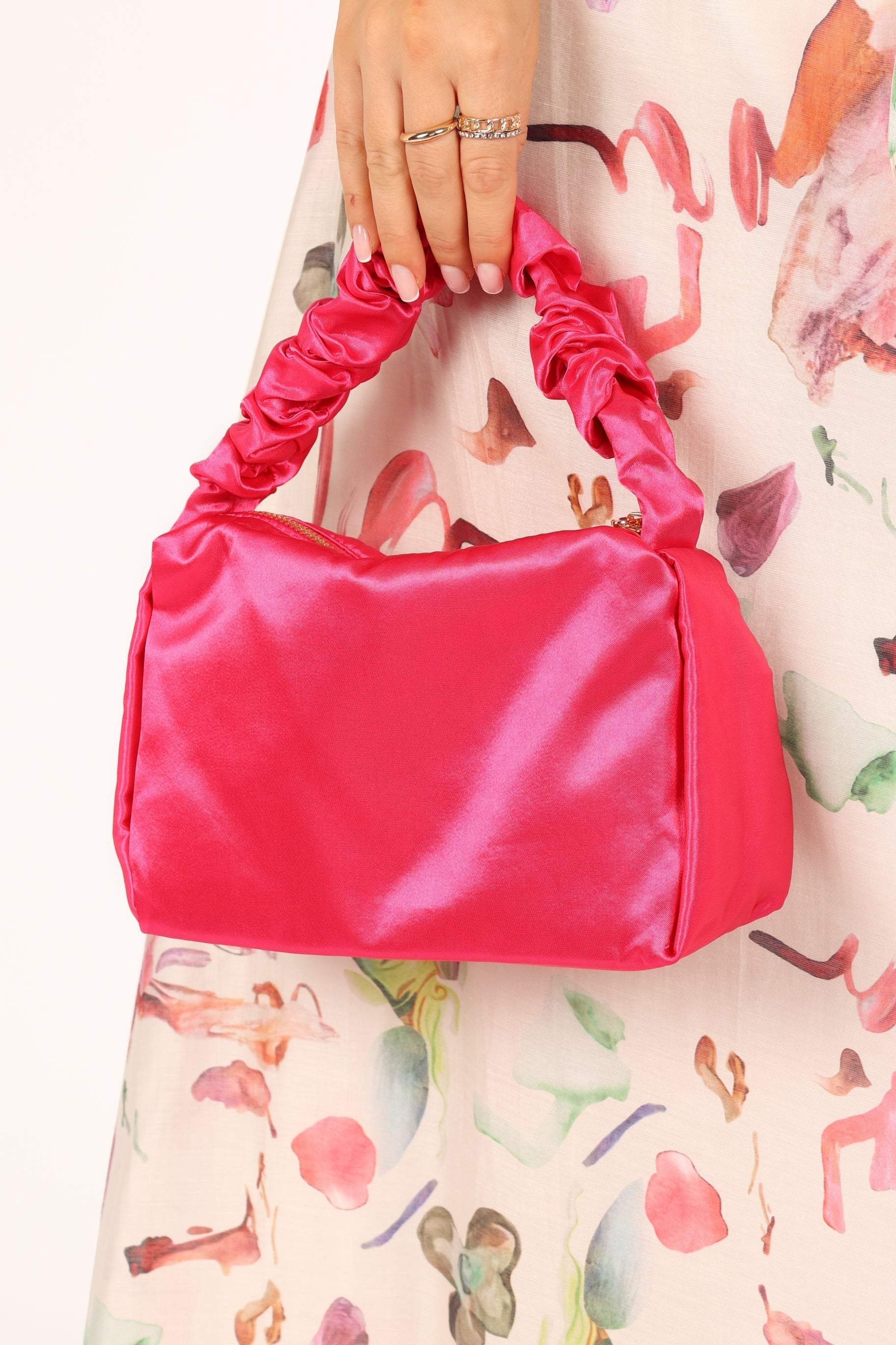 ACCESSORIES @Mira Satin Bag - Pink