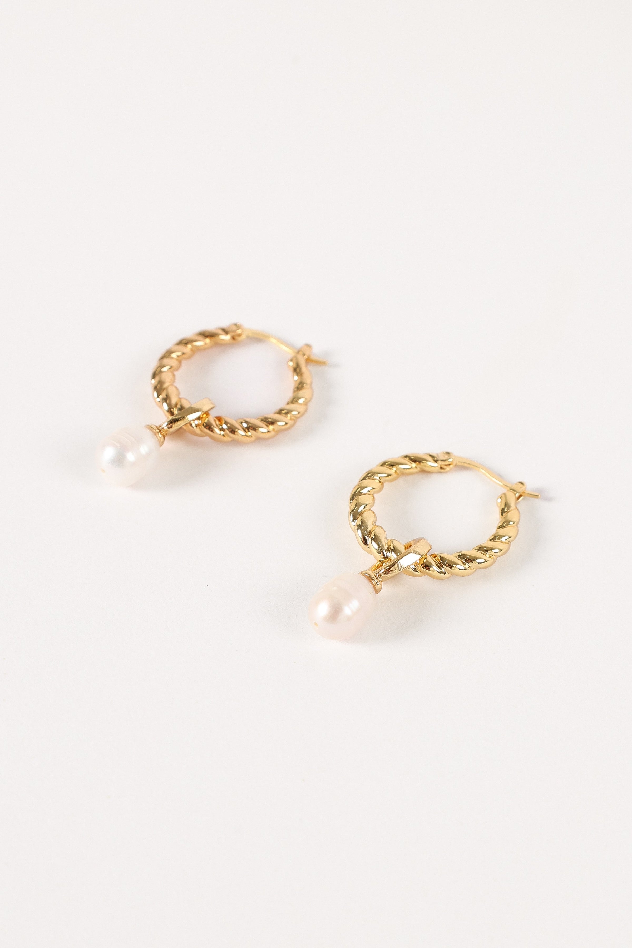ACCESSORIES @Monika Hoop Earrings - Gold