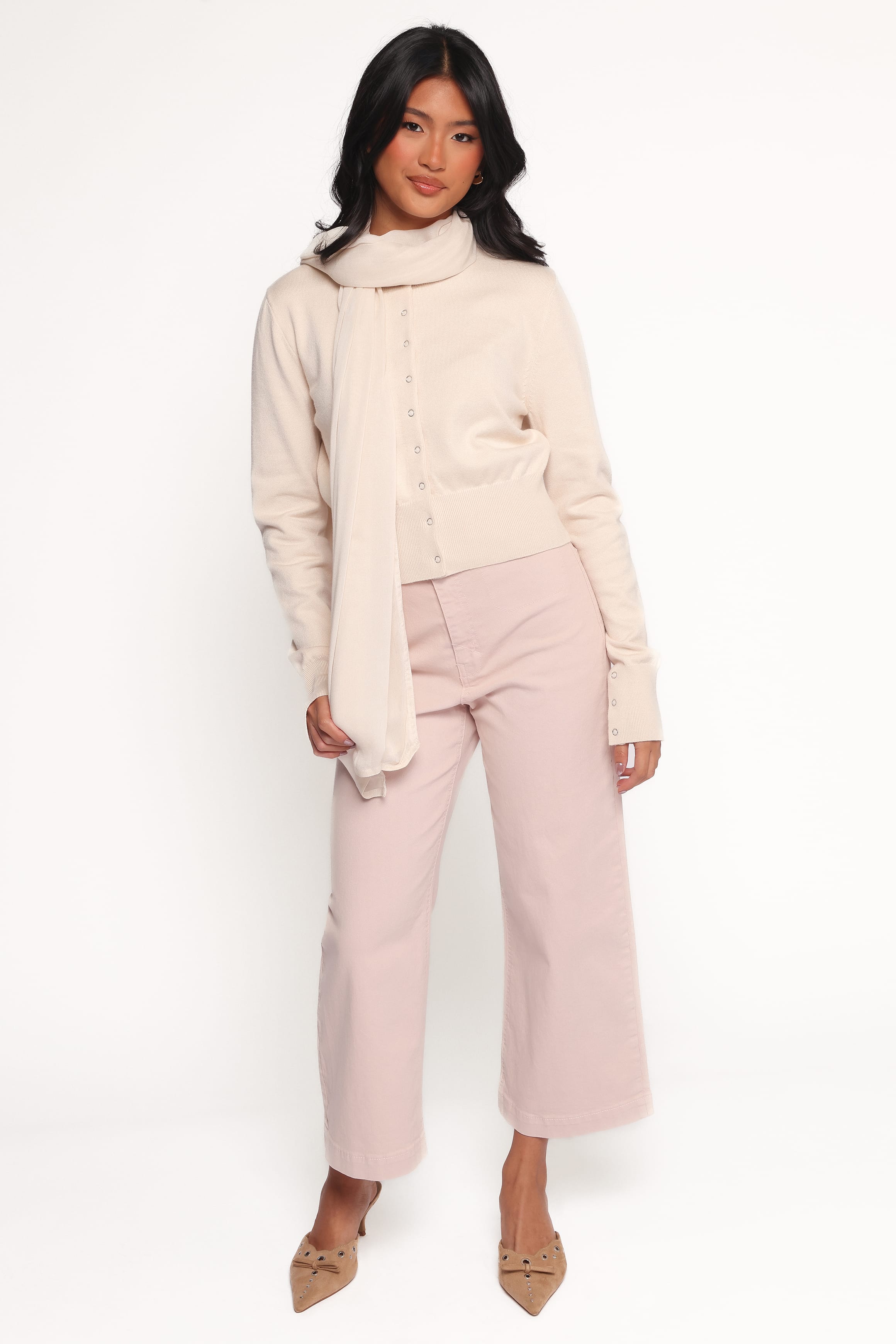 ACCESSORIES Nerys Scarf - Cream