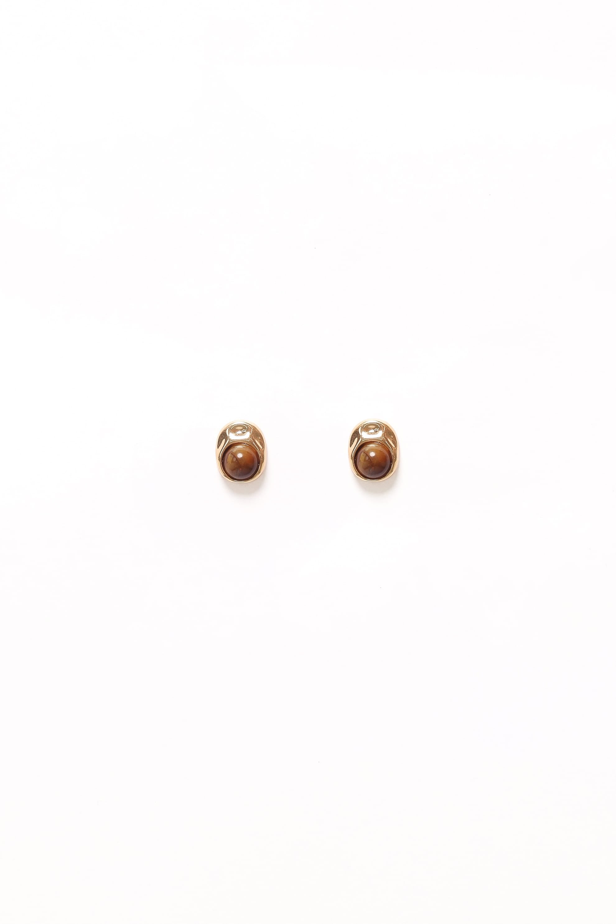 ACCESSORIES Nova Earrings - Brown/Gold