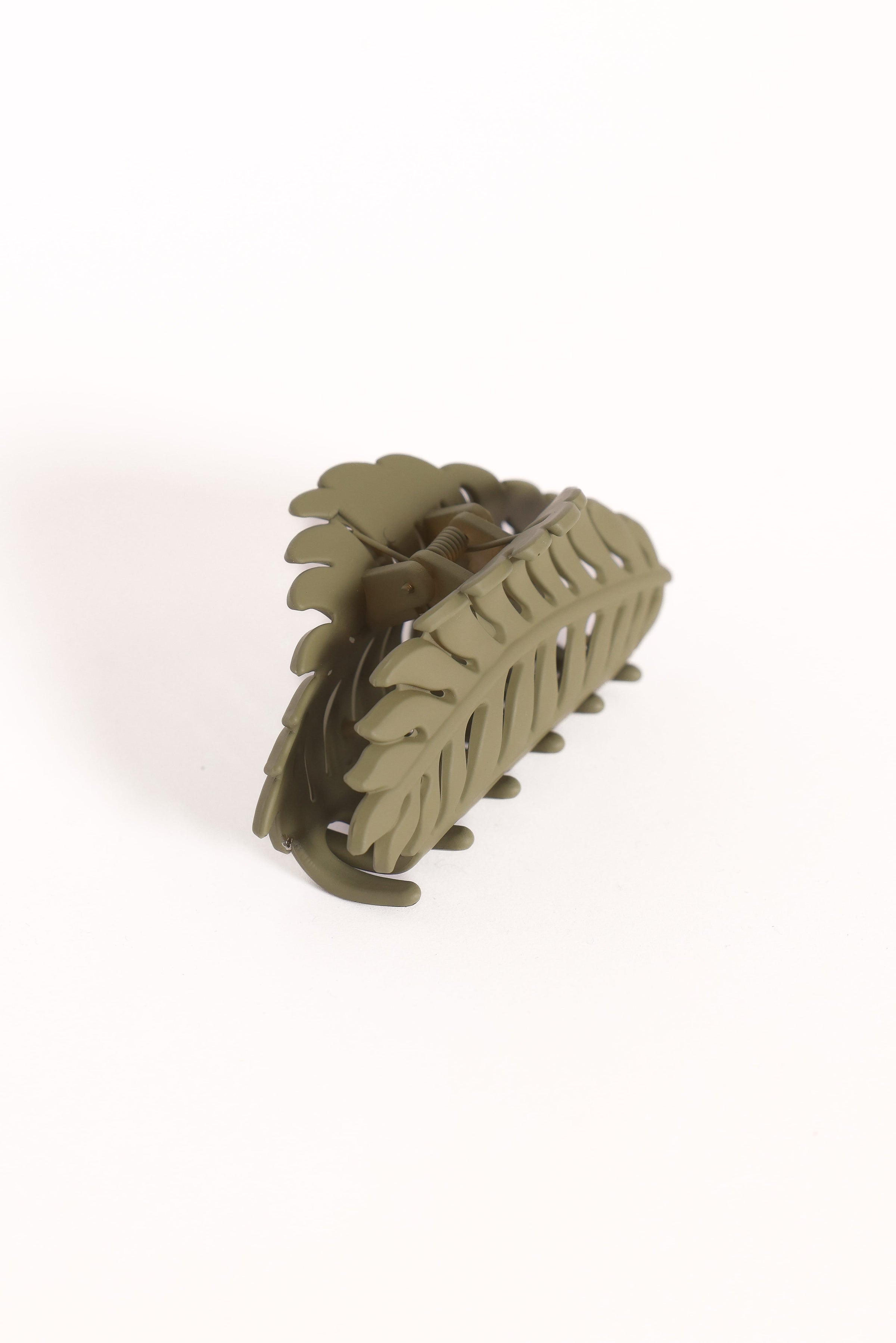 ACCESSORIES Palm Hair Clip - Green