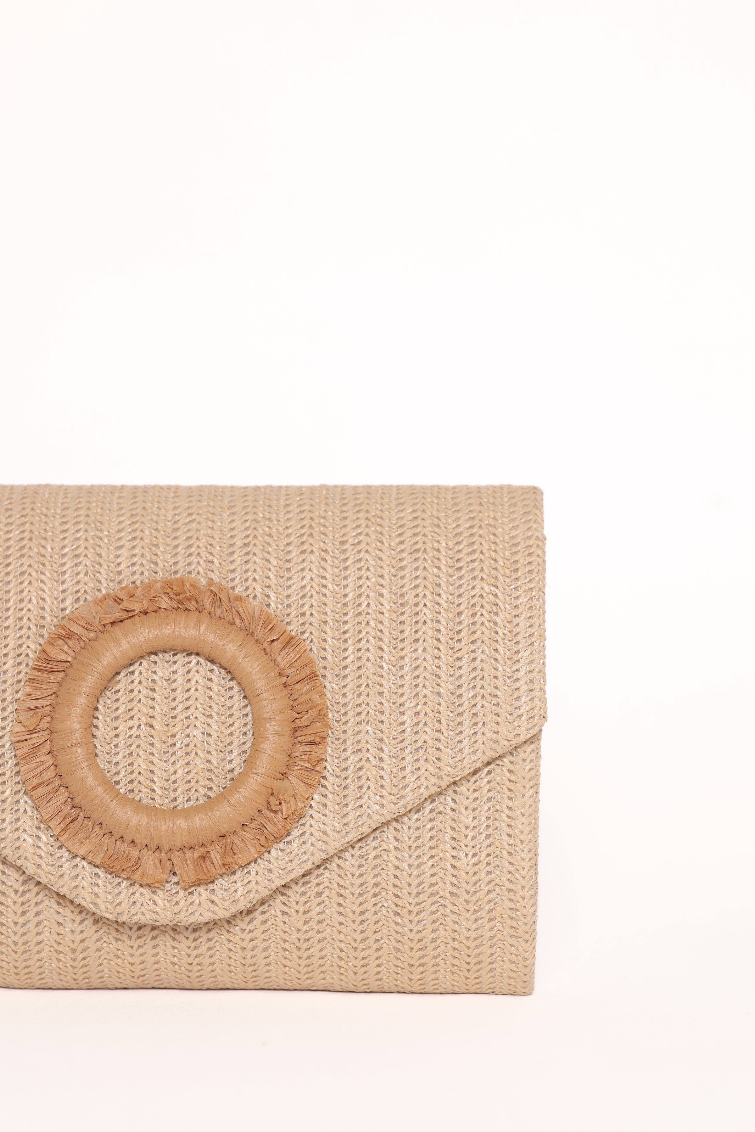 ACCESSORIES Panama Clutch - Sand