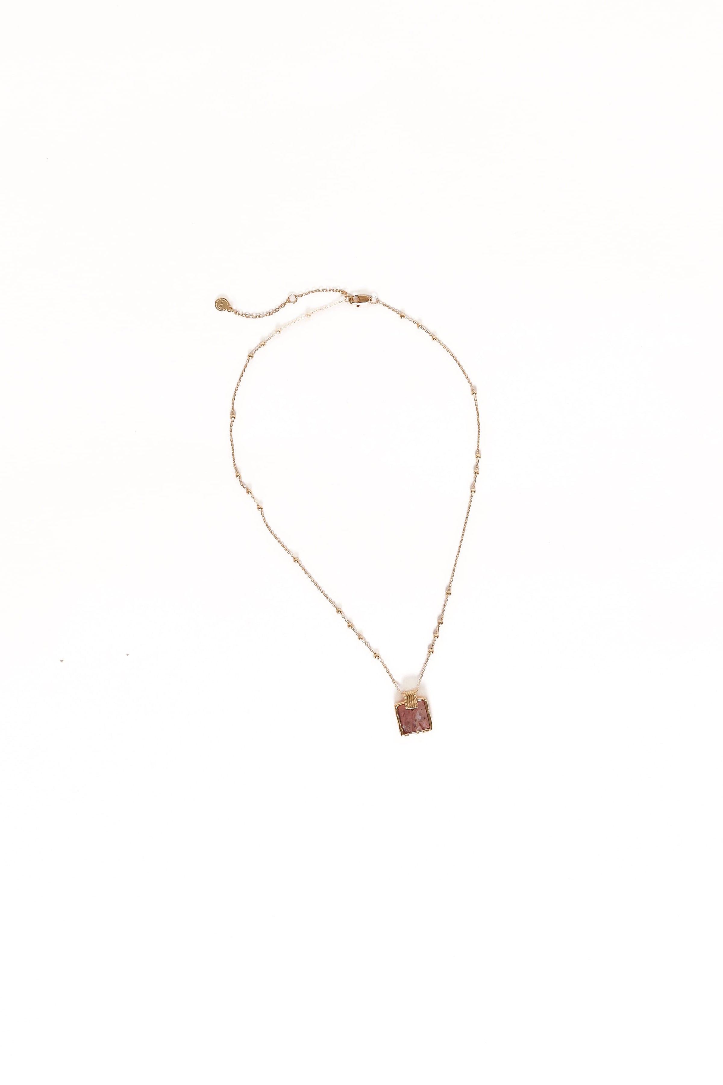 ACCESSORIES Rosie Necklace - Gold/Pink