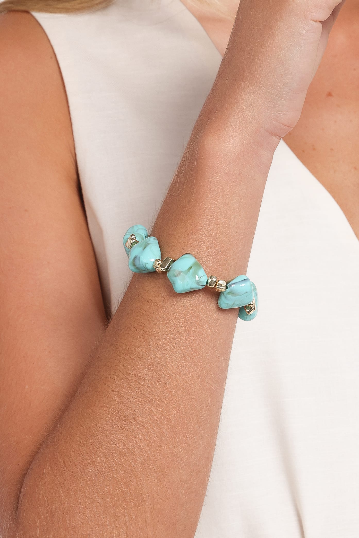 ACCESSORIES Serenity Bracelet - Blue/Gold