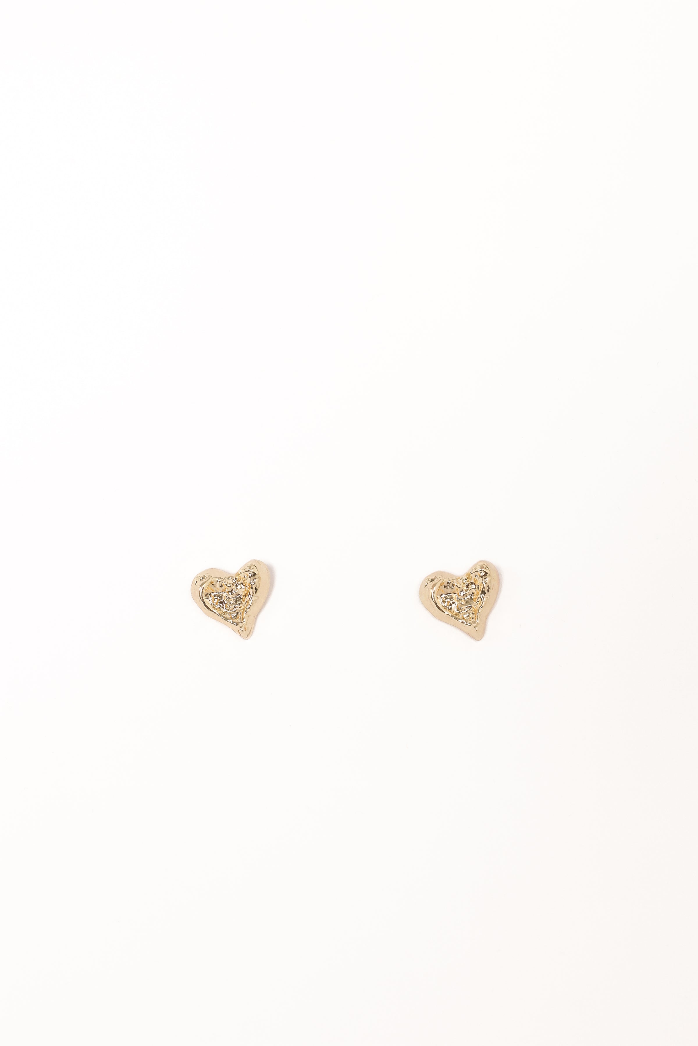 ACCESSORIES Shanice Heart Earrings - Gold