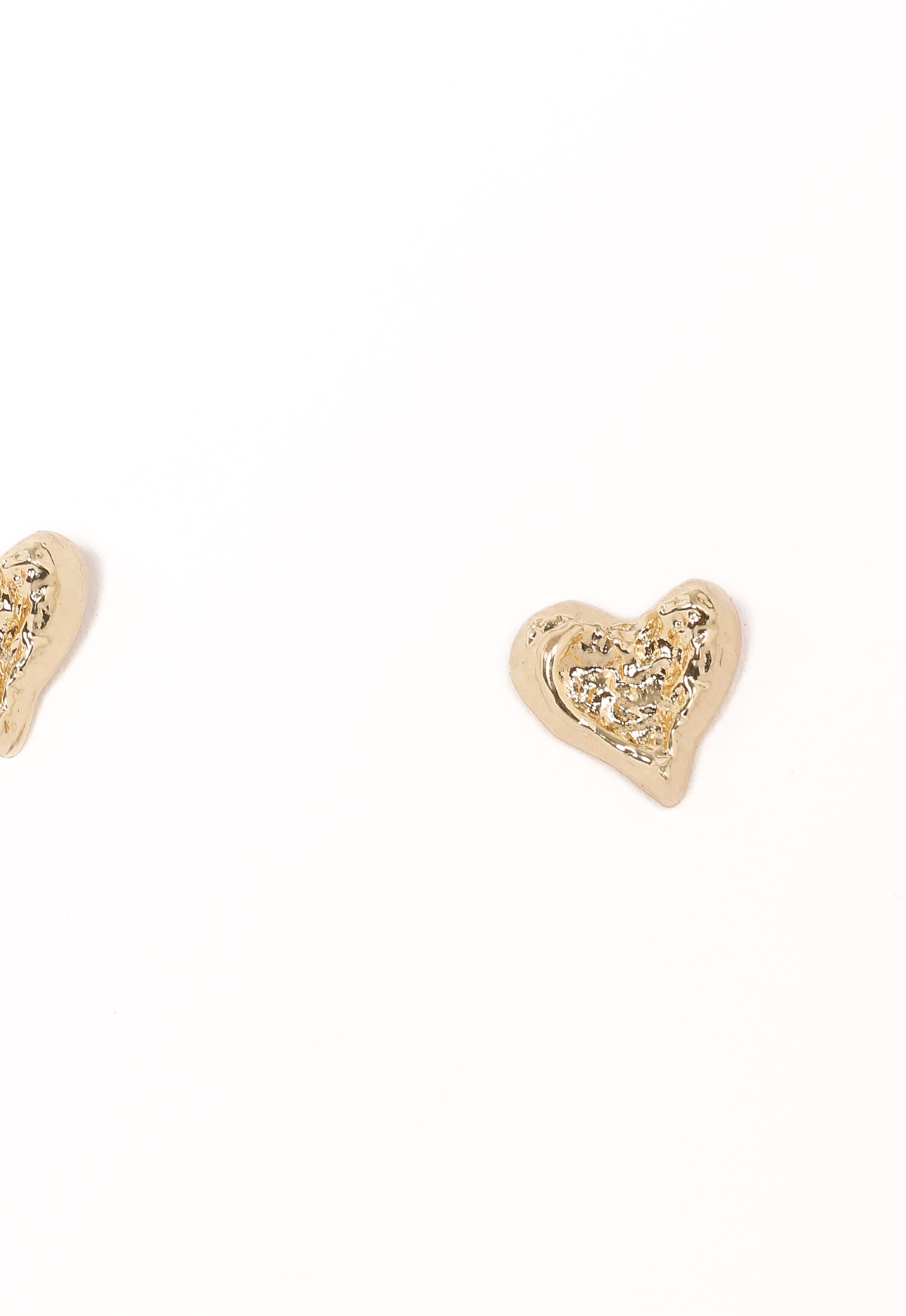 ACCESSORIES Shanice Heart Earrings - Gold