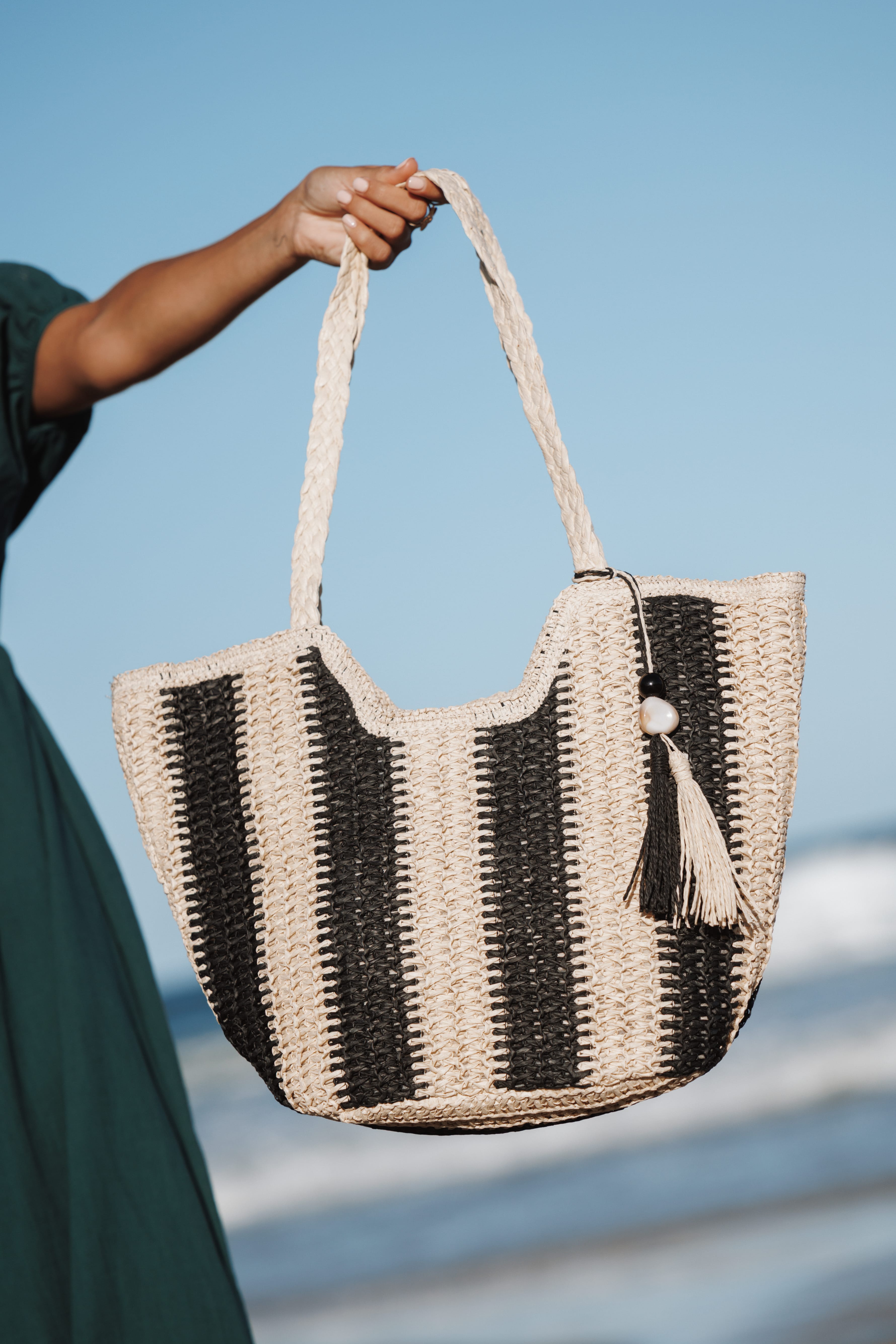ACCESSORIES Sherrie Tote Bag - Beige/Black