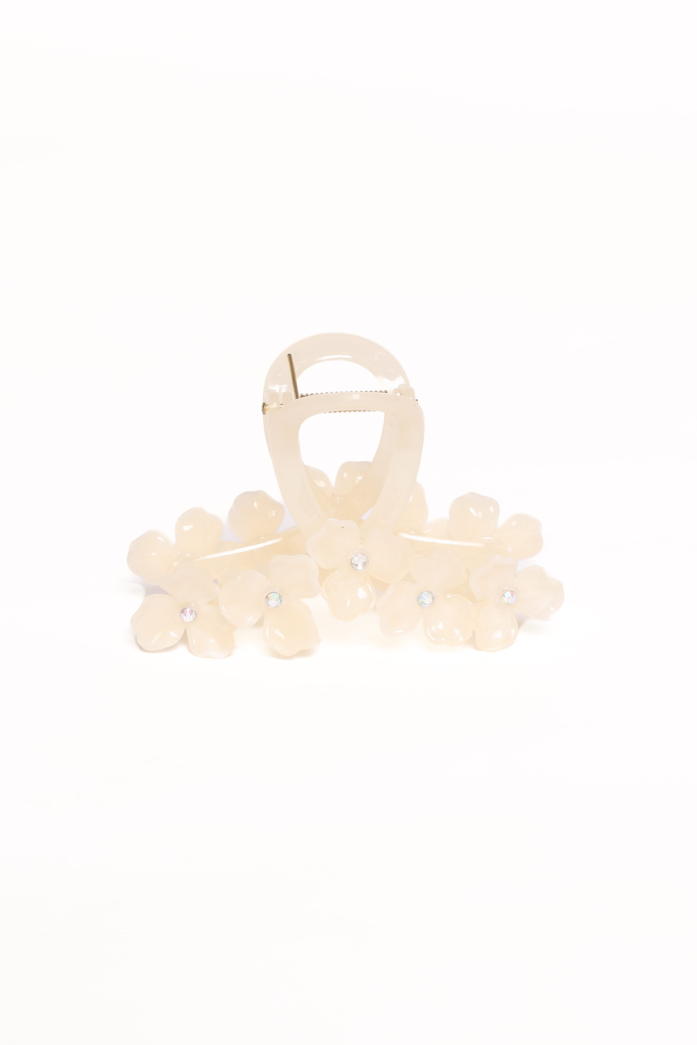 ACCESSORIES Shiloh Flower Hair Clip - Cream