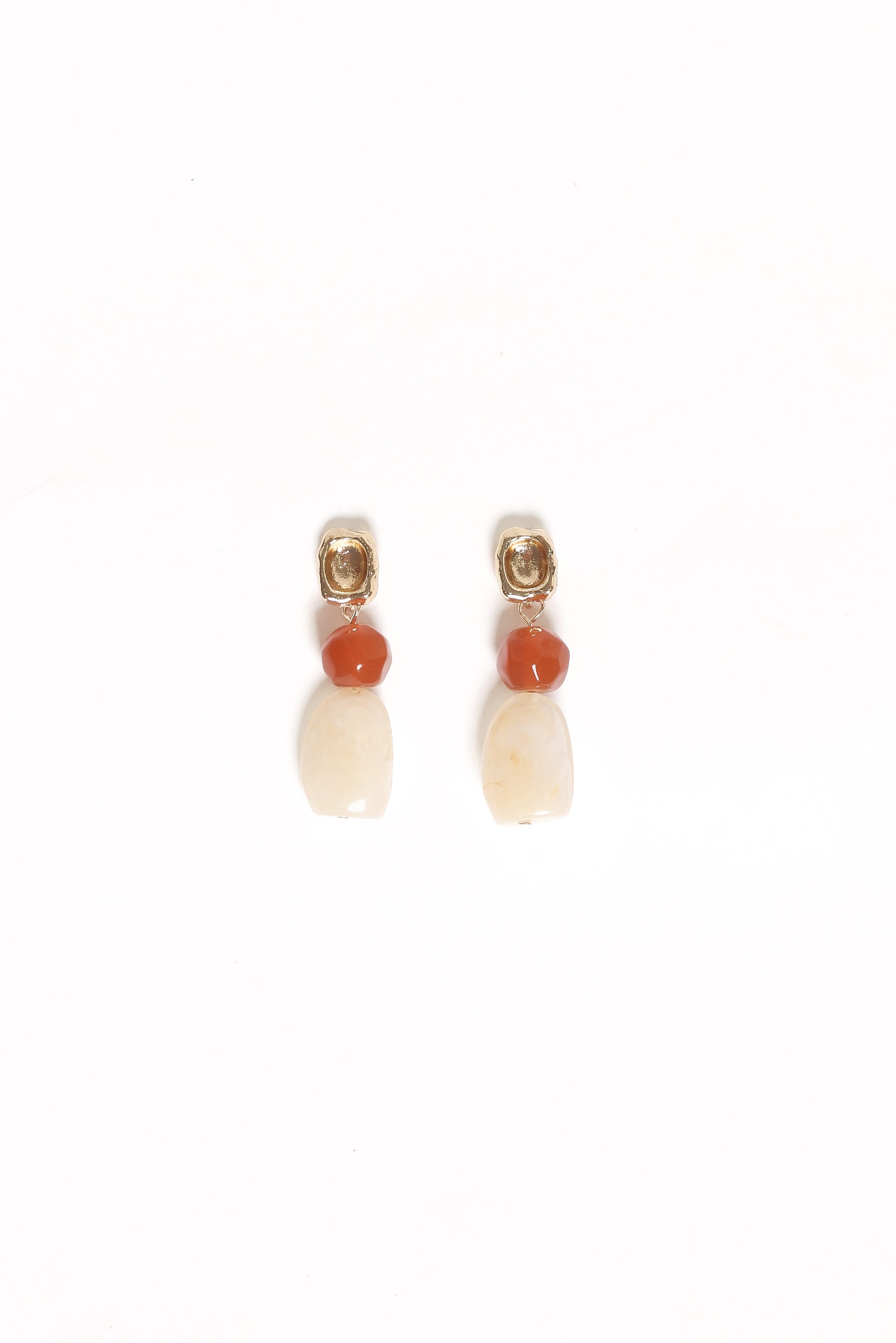 ACCESSORIES Sofie Earrings - Gold/Brown