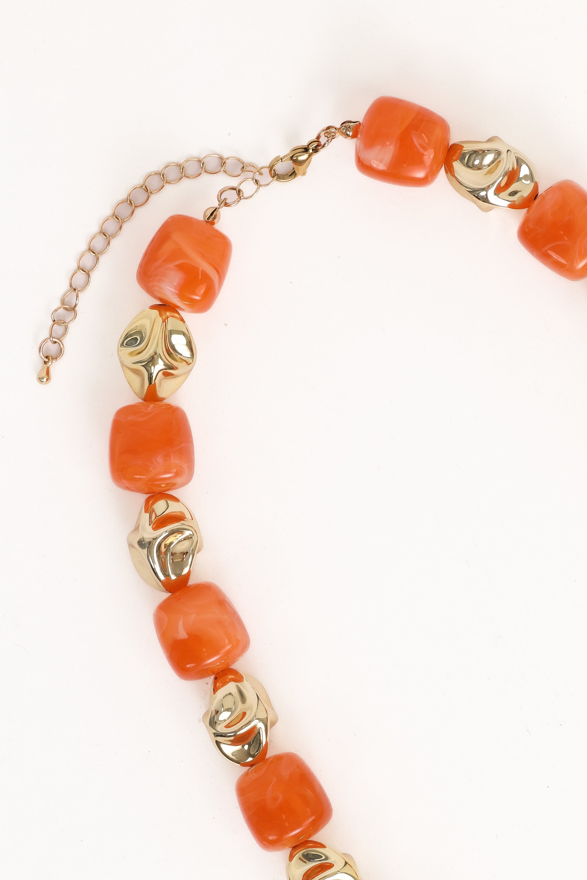 ACCESSORIES Solari Necklace - Gold/Orange