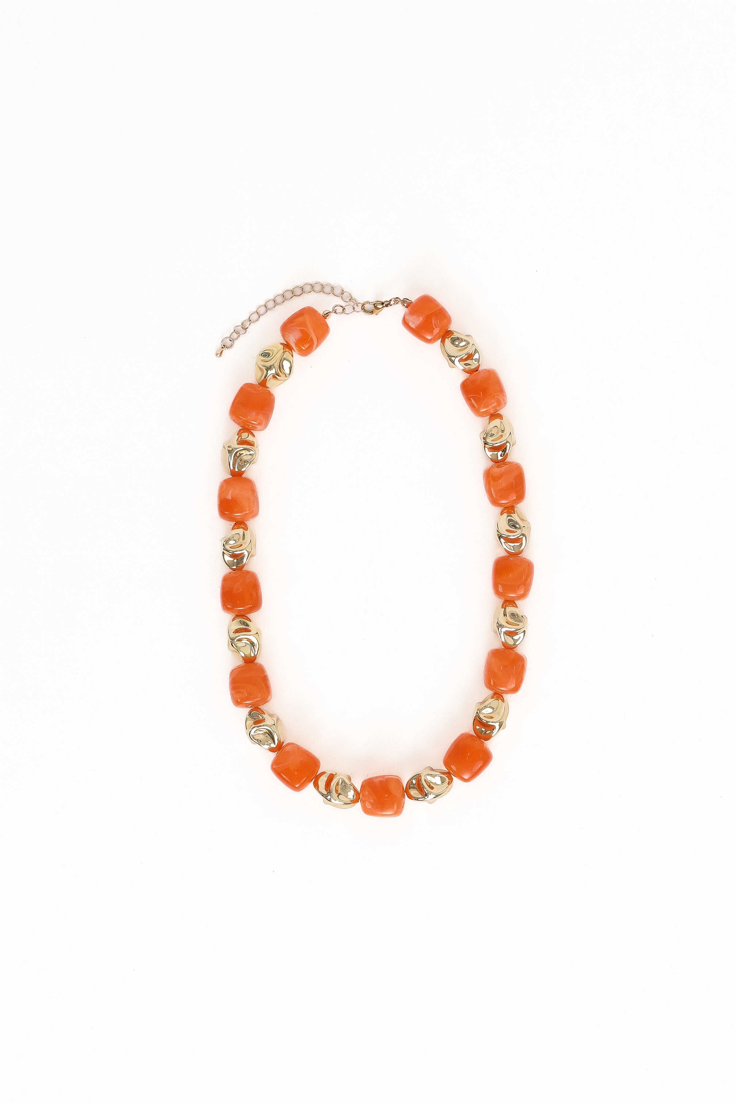 ACCESSORIES Solari Necklace - Gold/Orange