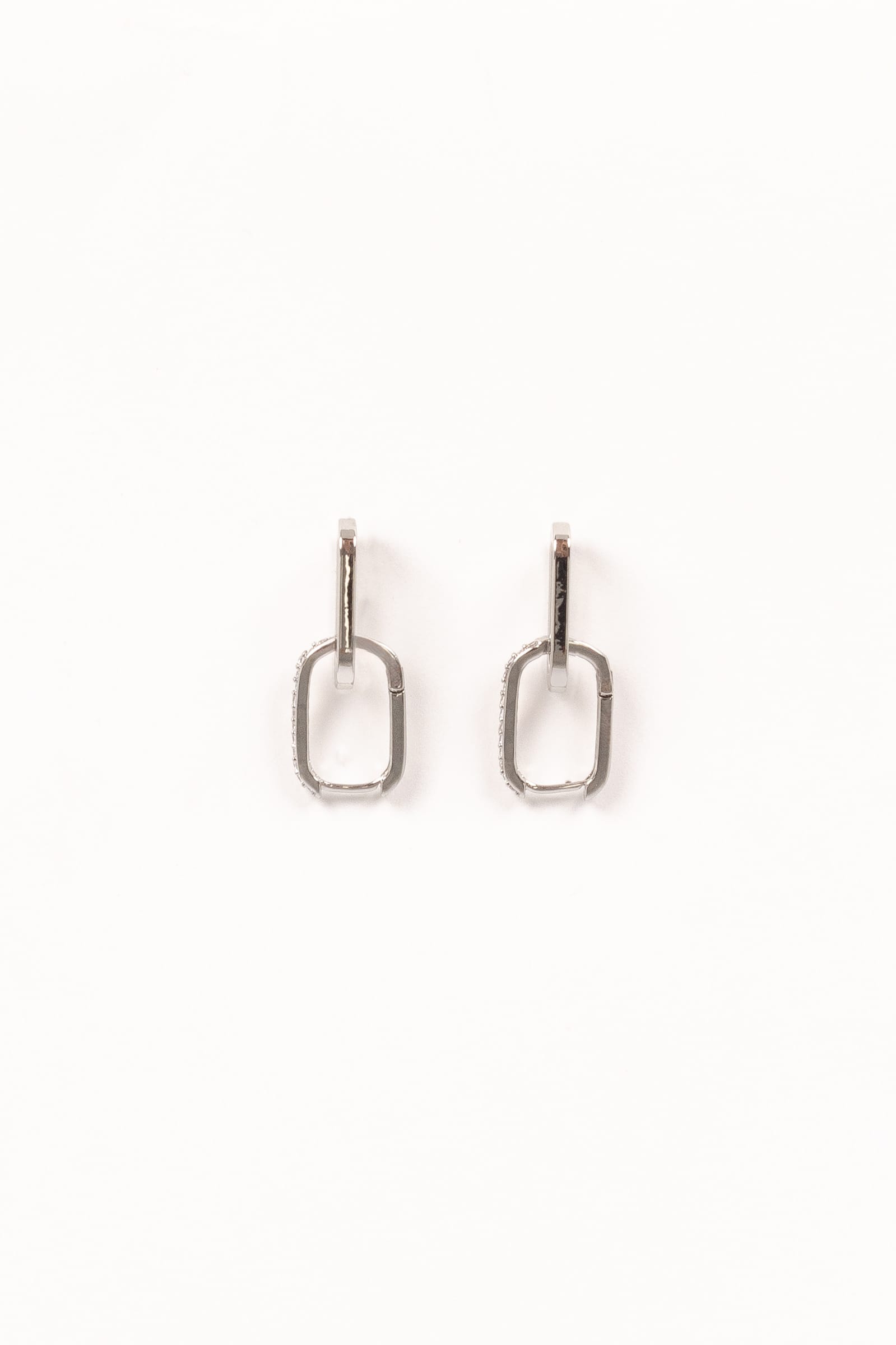 ACCESSORIES Teagan Double Hoop Earrings - Silver