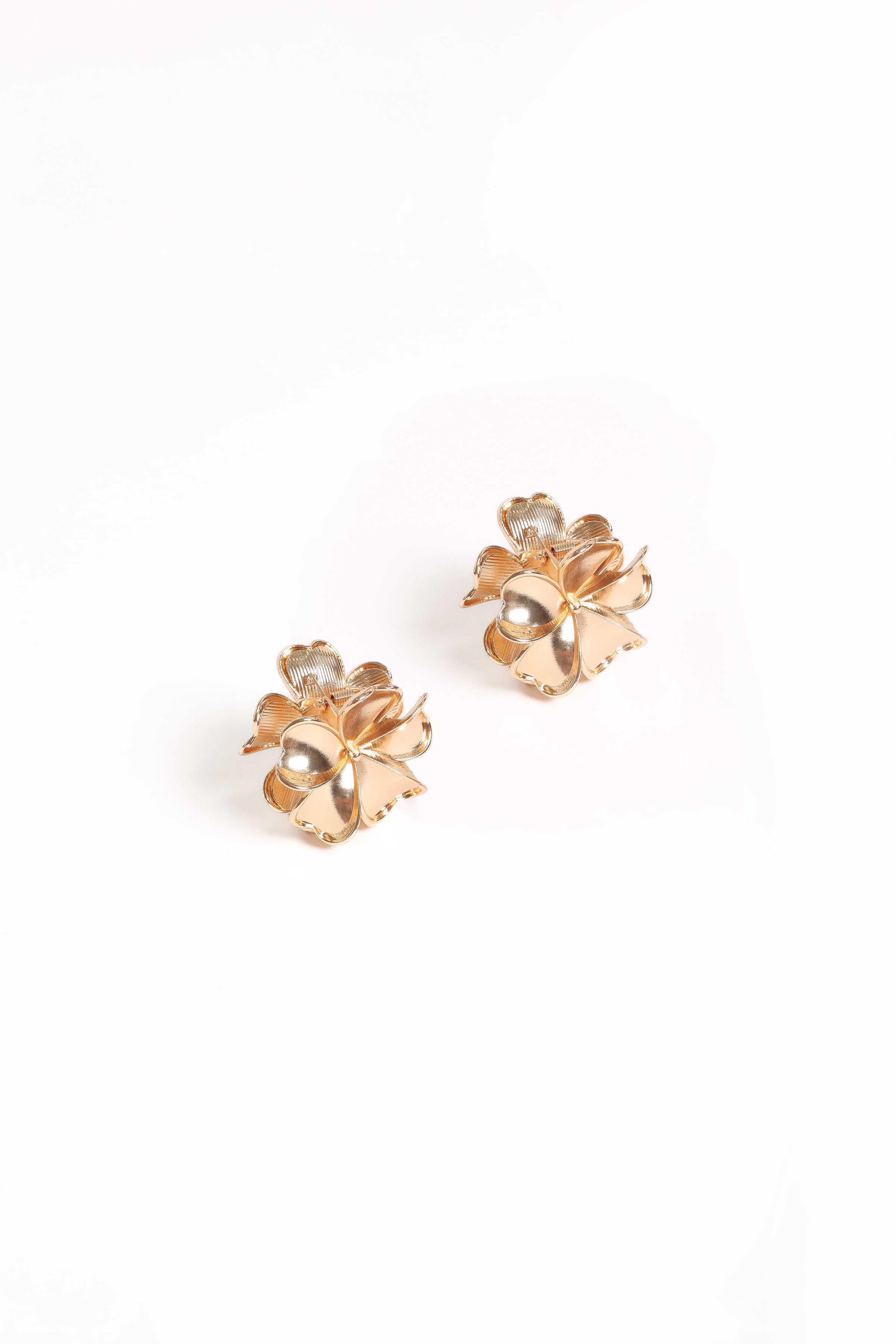 ACCESSORIES Tiffany 2 Pack Flower Hair Clips - Gold