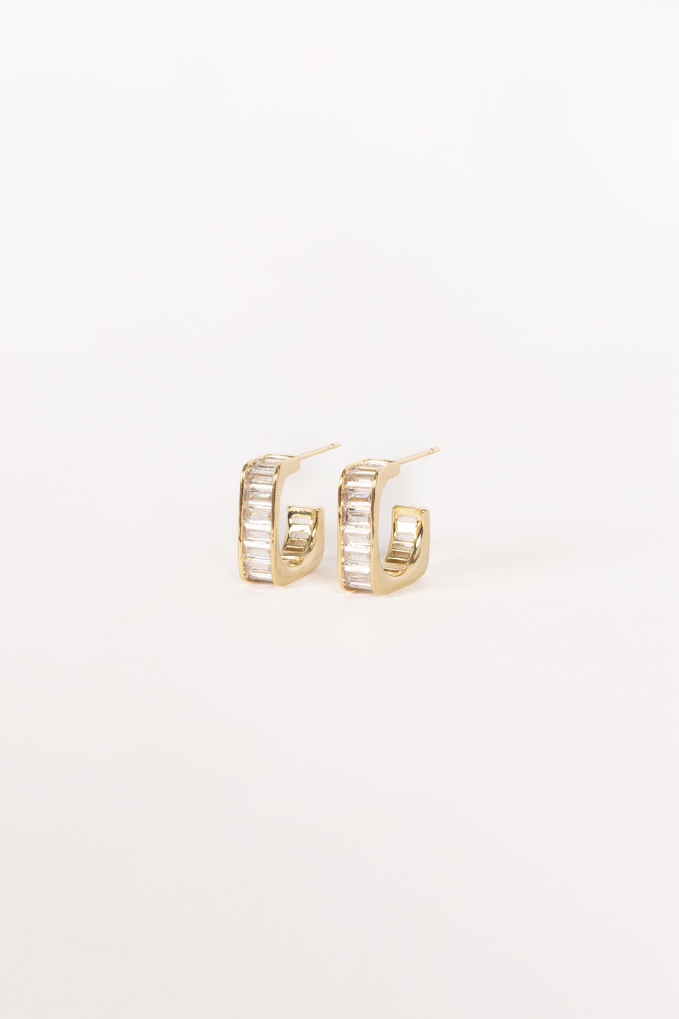ACCESSORIES Tiffany Hoop Earrings - Gold