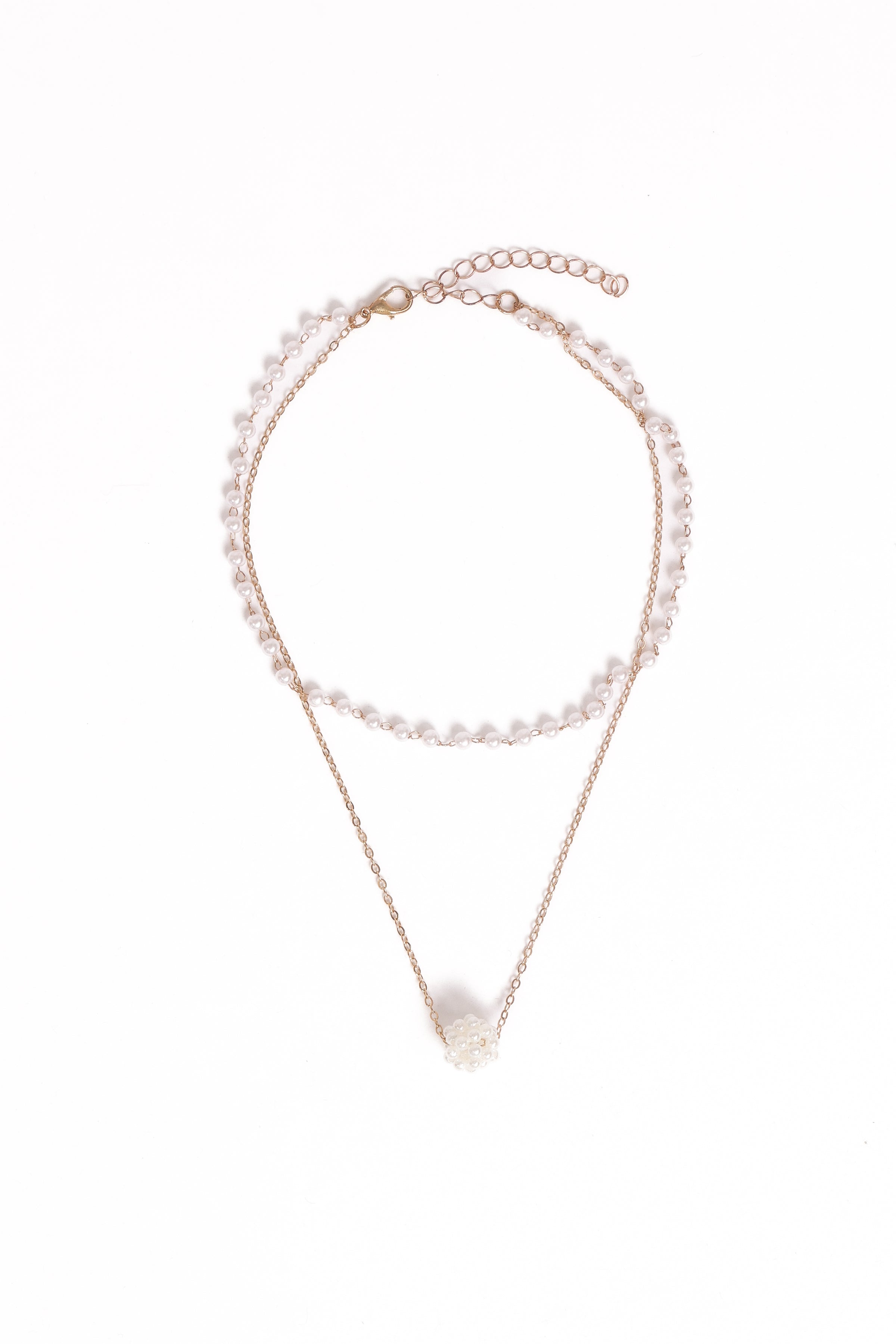 ACCESSORIES Viola Necklace Set - Pearl/Gold