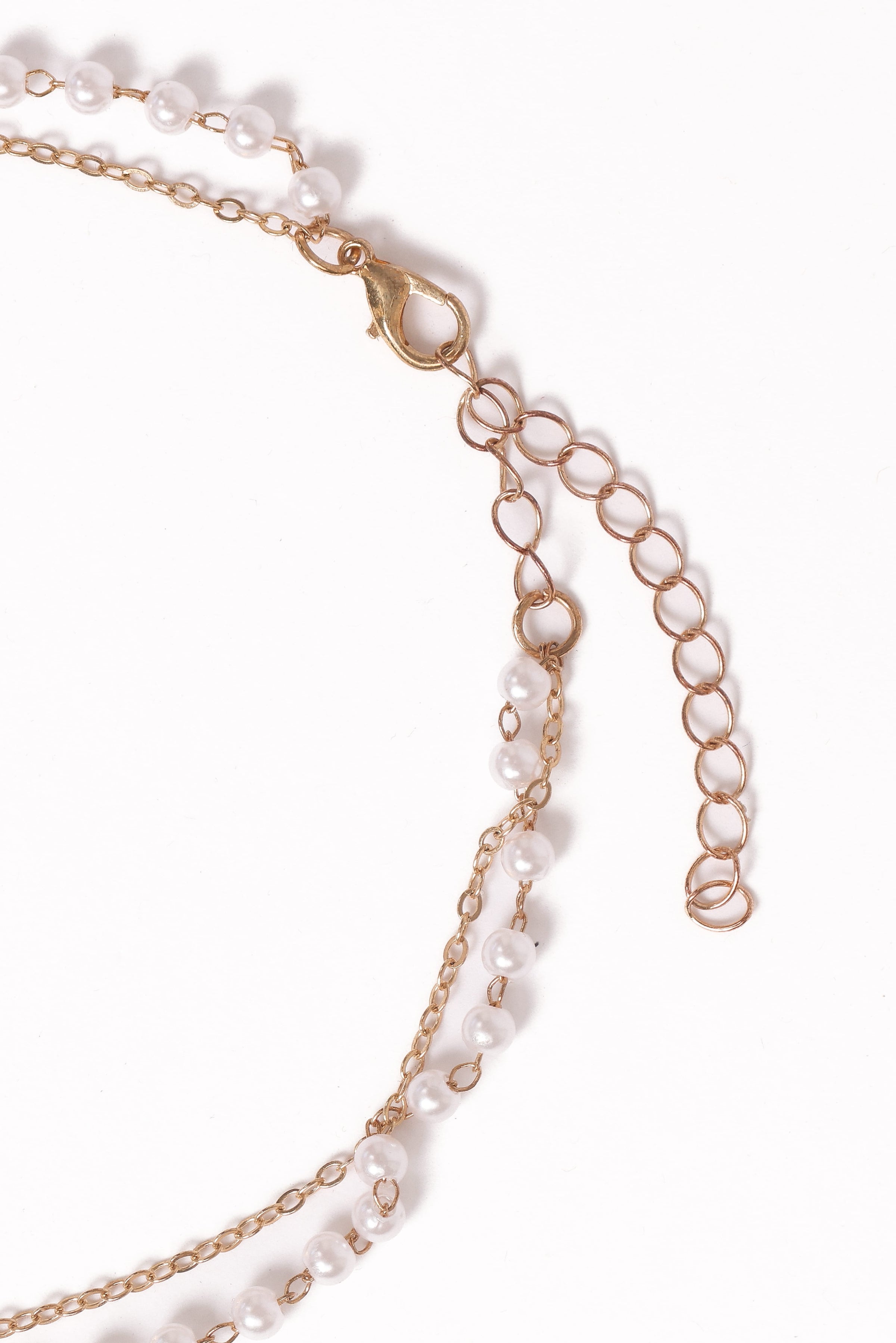 ACCESSORIES Viola Necklace Set - Pearl/Gold