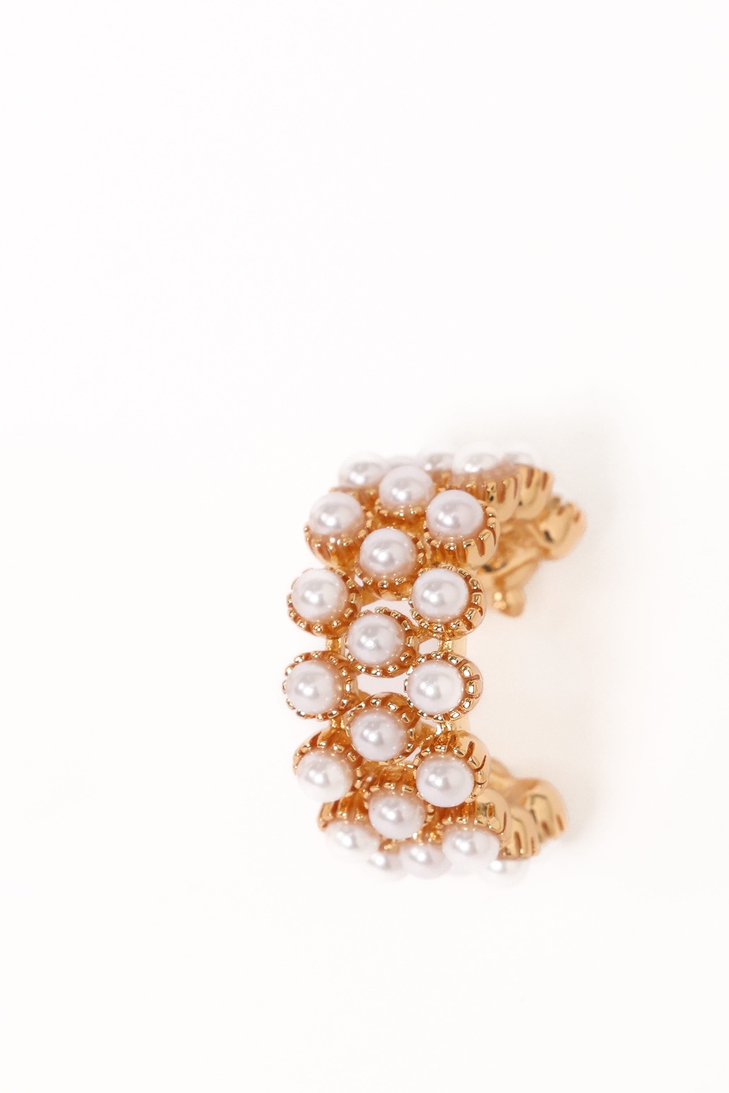 ACCESSORIES Ziva Earrings - Gold Pearl